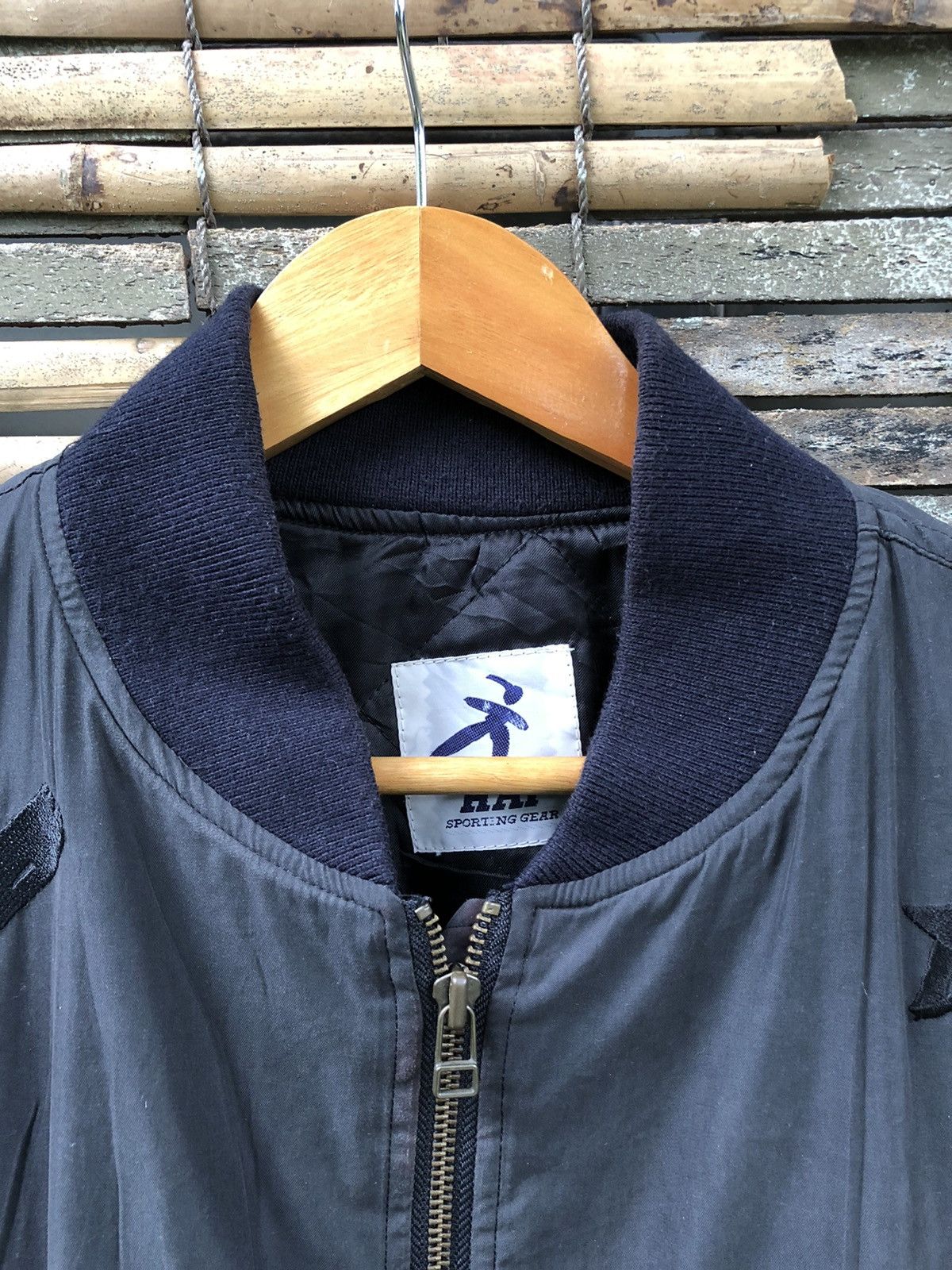 Japanese Brand 💥RARE Vintage HAI Sporting Gear Issey Miyake Bomber Jacket Size US XL / EU 56 / 4 - 2 Thumbnail