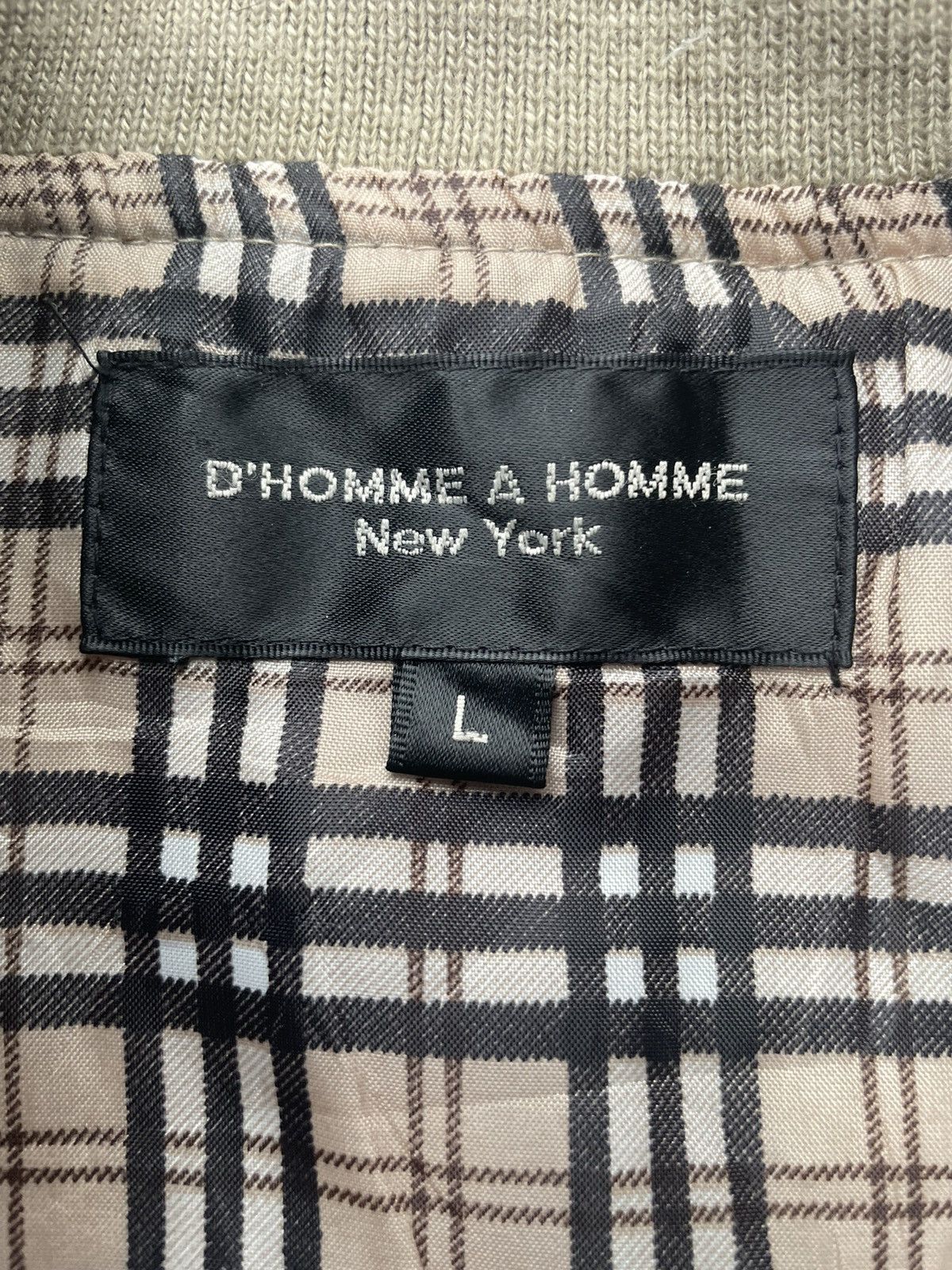 Designer D Homme A Homme New York Quilted Jacket Size US L / EU 52-54 / 3 - 10 Thumbnail