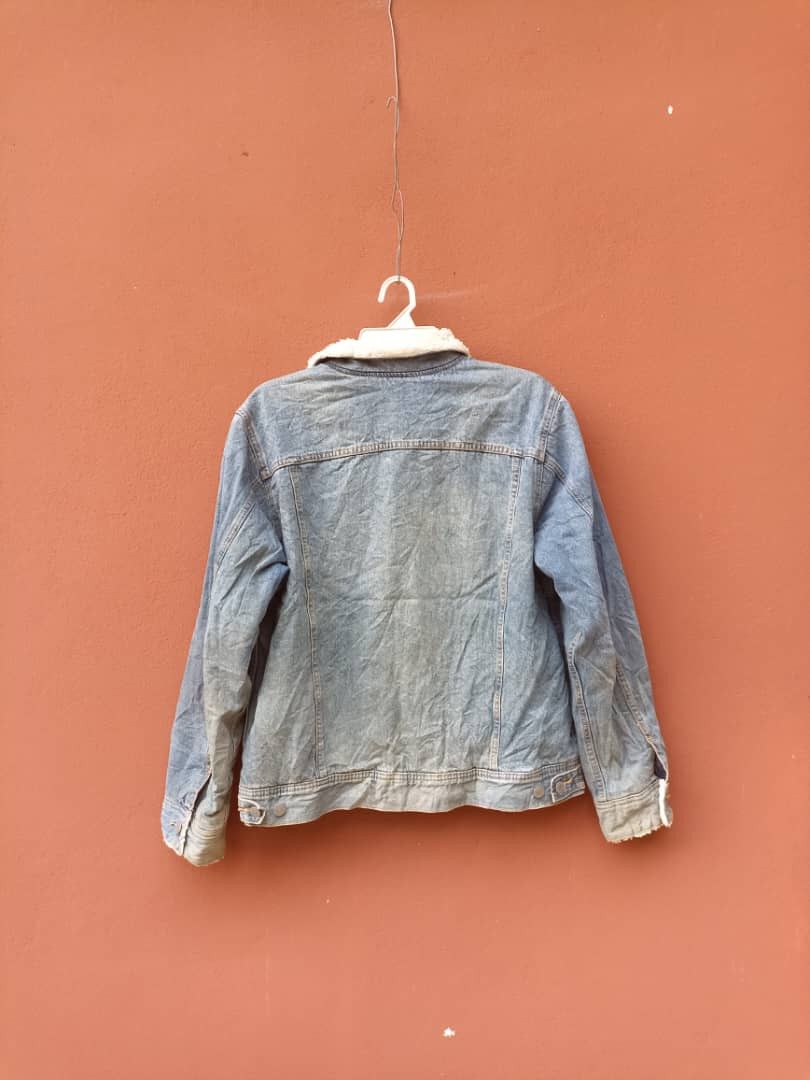 GU GU Sherpa Denim Jacket Button Size US L / EU 52-54 / 3 - 2 Thumbnail