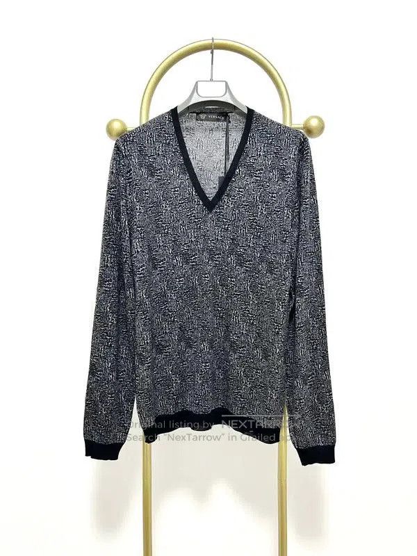 Versace Versace Multicolor Wool Long Sleeve Pullover Sweater . Size US L / EU 52-54 / 3 - 1 Thumbnail