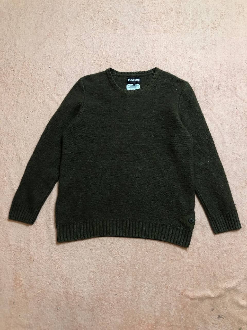 Barbour VINTAGE BARBOUR Men’s CASUAL Sweater Minimal Look Size US XL / EU 56 / 4 - 19 Thumbnail