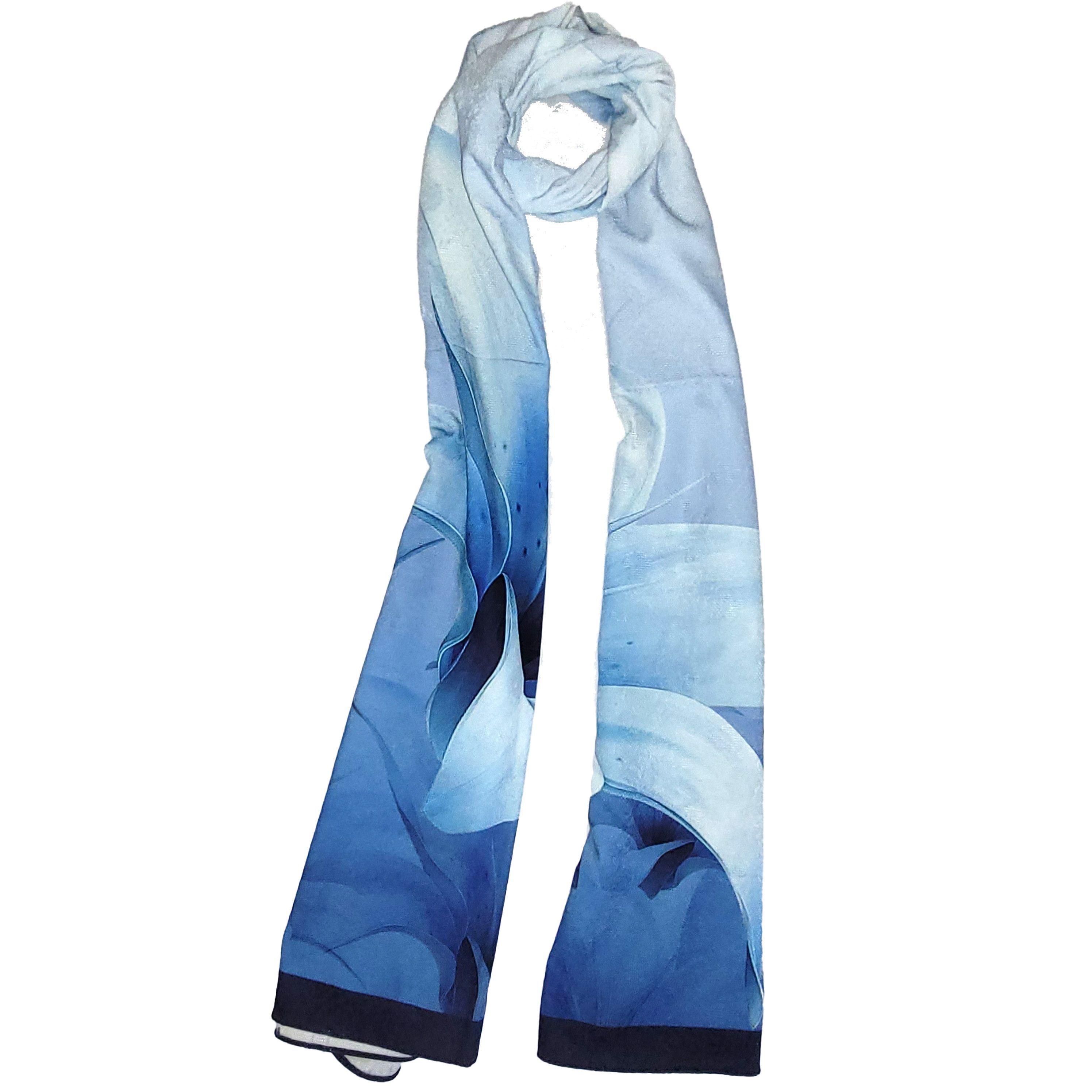 Other Double-Sided Silk Scarf 27"x70" Long Rectangle 3314 Size ONE SIZE - 8 Thumbnail