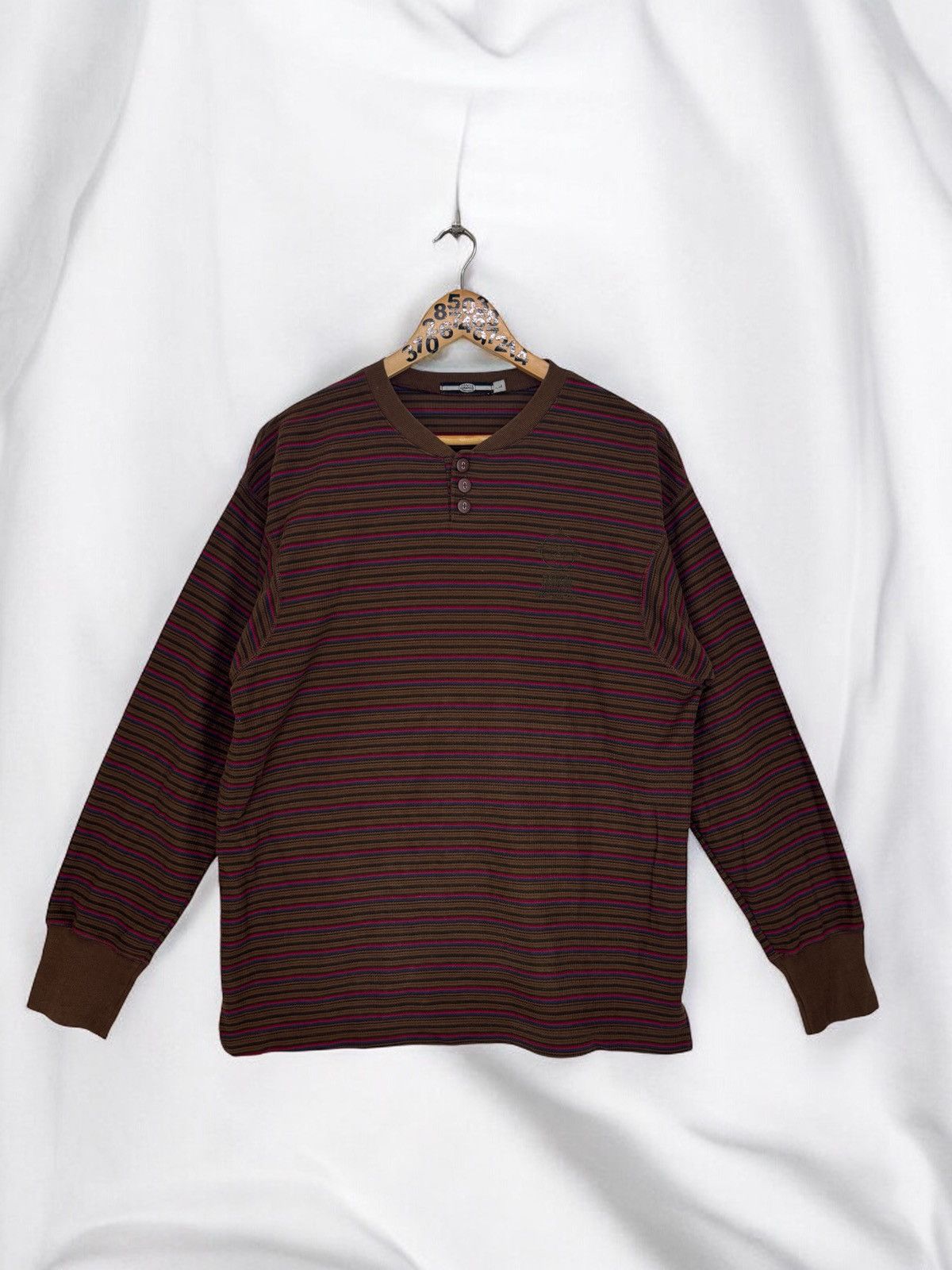 Vintage Marithe Francois Girbaud Brown stripe t-shirts