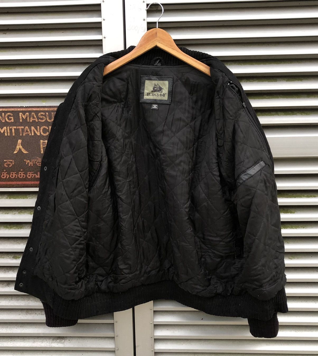Vintage Vintage BURK’S BAY Wool Leather Varsity Jacket Size US M / EU 48-50 / 2 - 11 Thumbnail