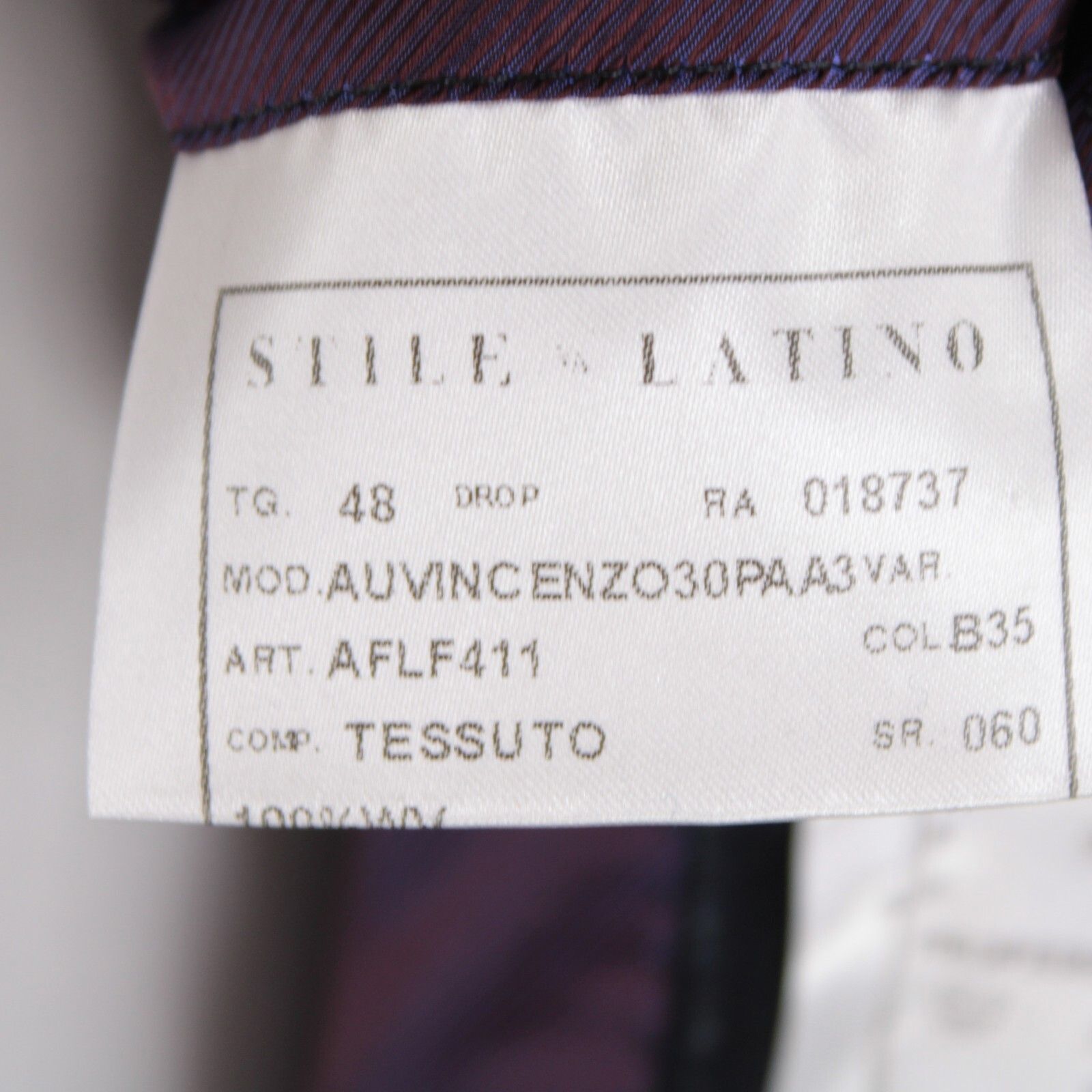 Other Stile Latino Suit Size US 38 Regular in Blue Size 38R - 9 Thumbnail