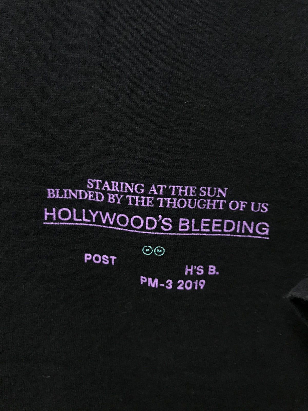 Band Tees Post Malone Hollywood’s Bleeding Tour 2019 Size US M / EU 48-50 / 2 - 3 Thumbnail