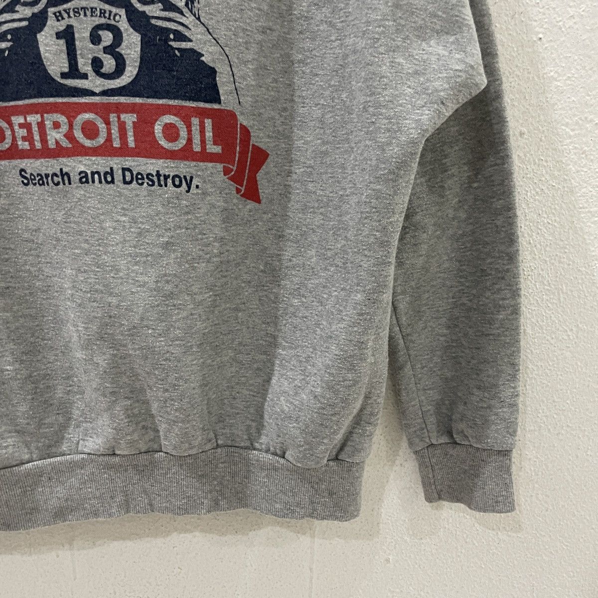 Hysteric Glamour Vintage Hysteric Glamour Detroit Oil Big Logo Sweatshirt Size XL / US 12-14 / IT 48-50 - 7 Thumbnail