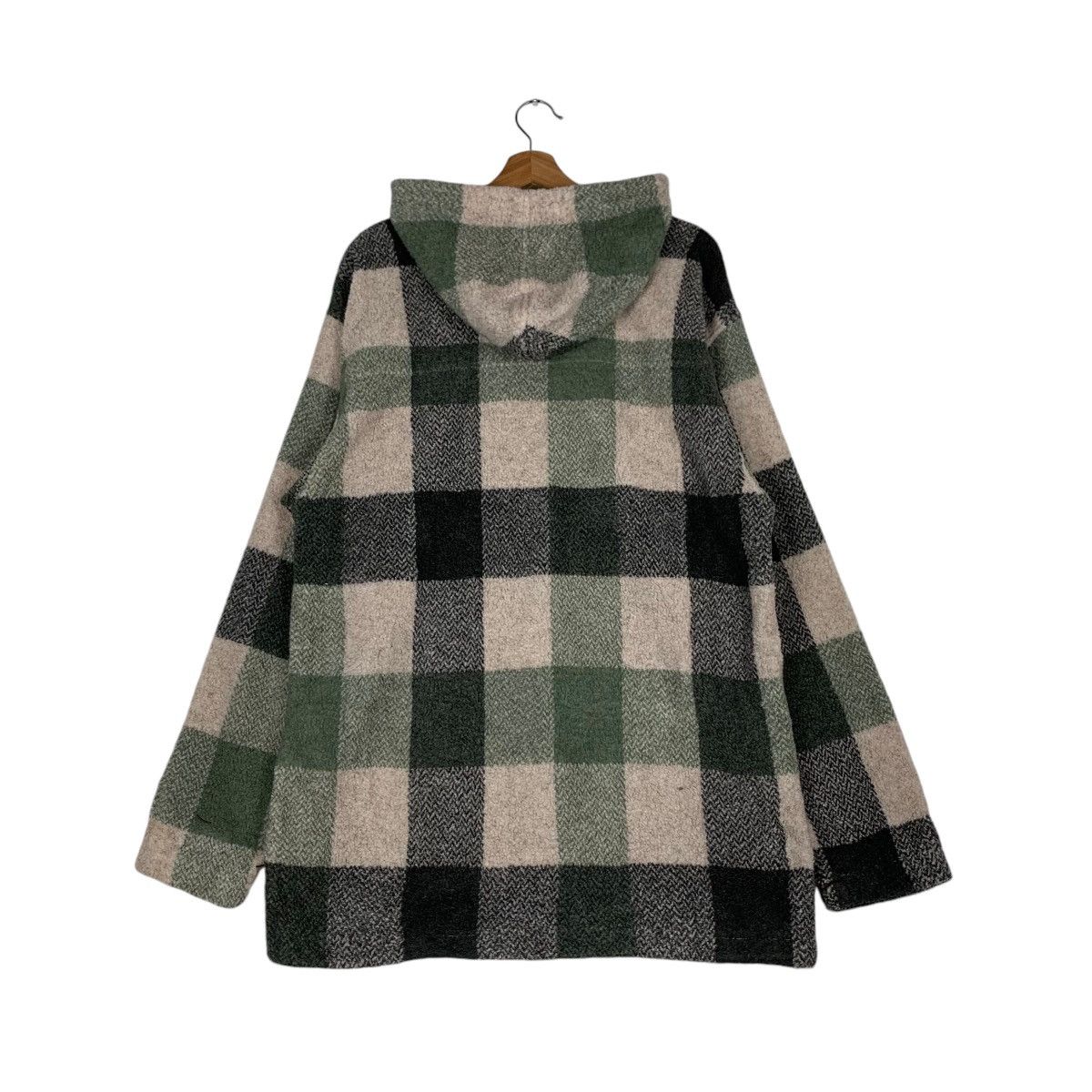 Vintage SCORPION BAY Checked Half Button Pullover Hoodies #1399-C63 Size US M / EU 48-50 / 2 - 7 Thumbnail