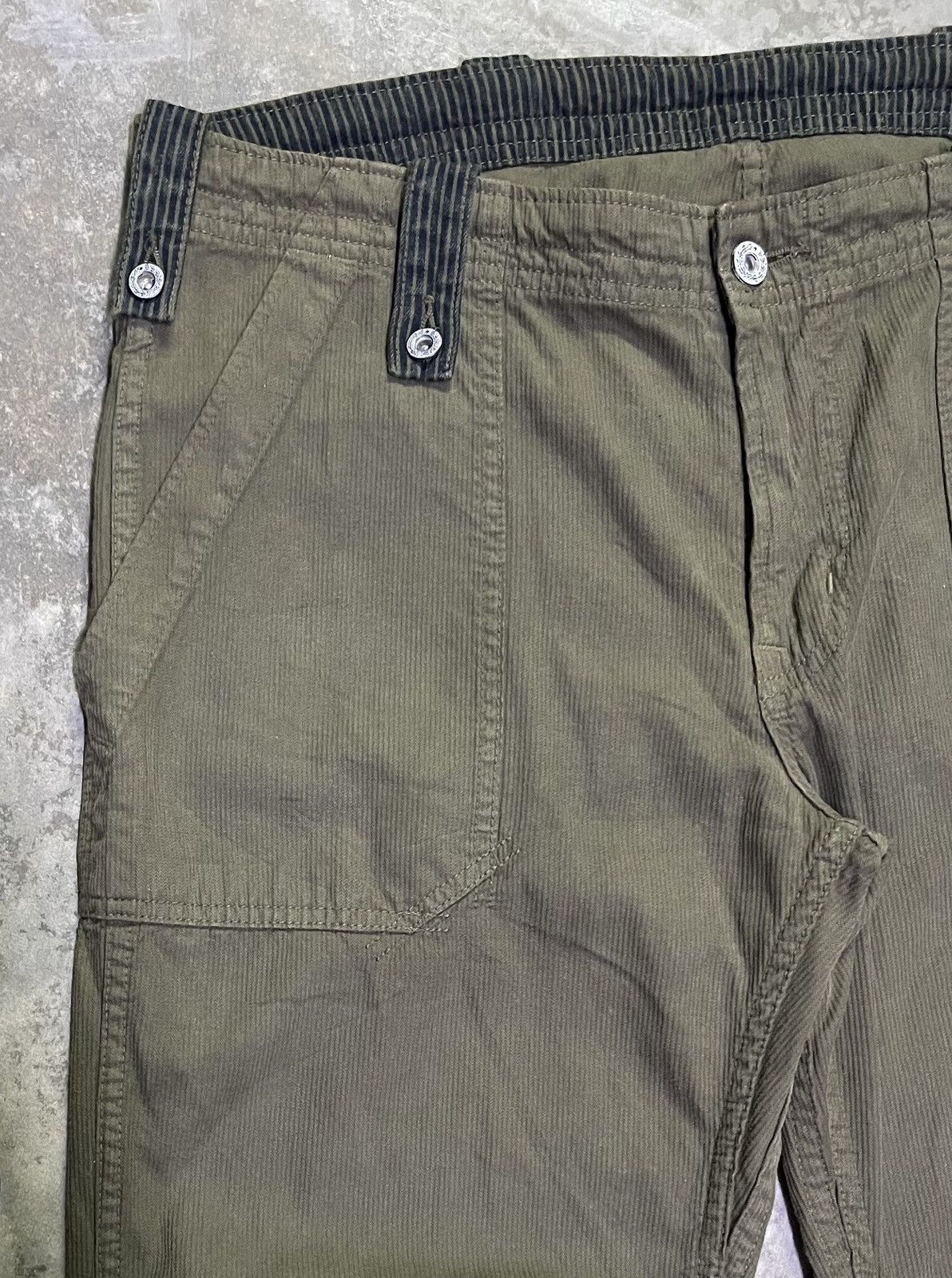 Japanese Brand Flare Japan Corduroy Aine Blocks Size US 35 - 5 Thumbnail