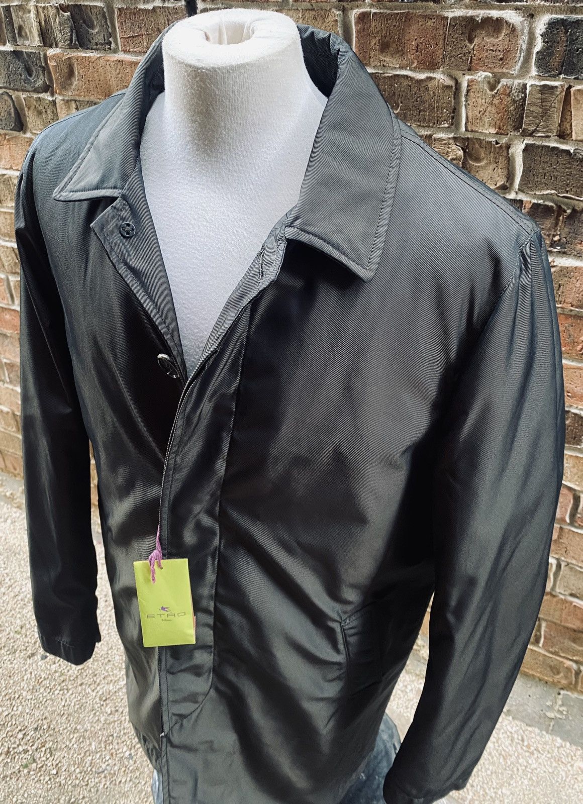 Etro Etro 🇮🇹 brown techno leather trim all season car coat 54 NW Size US L / EU 52-54 / 3 - 22 Thumbnail