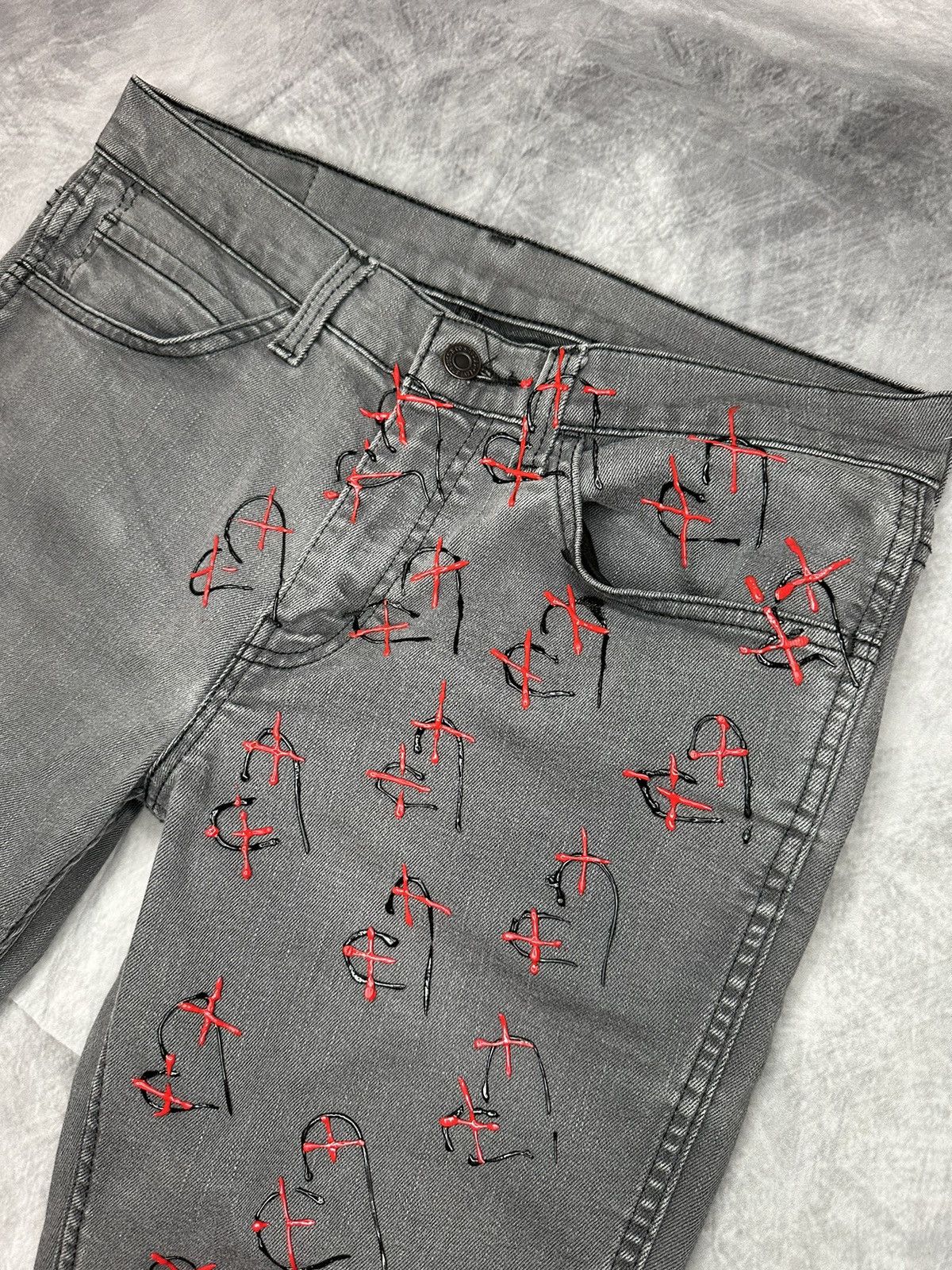 Levi's × Vintage Levi’s Custom jeans Size US 32 / EU 48 - 5 Thumbnail