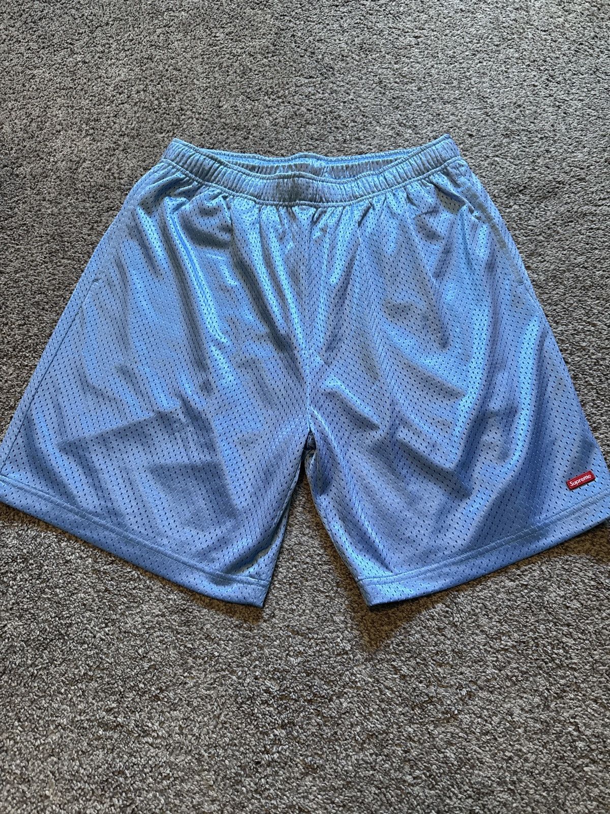 Supreme SS20 Supreme Mesh Panel Water Short Size M Bright Teal