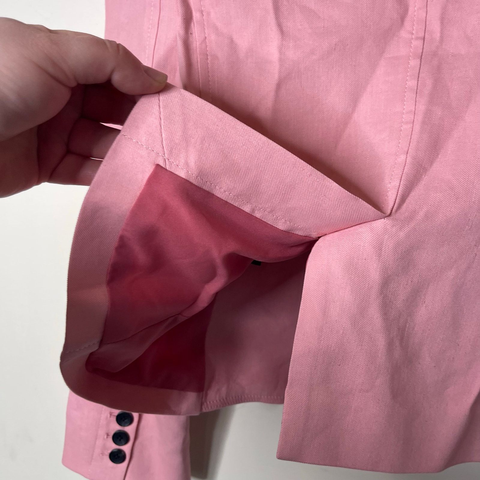 Other Argent pink 2 button closure linen blend blazer sz 4 Size S / US 4 / IT 40 - 5 Thumbnail
