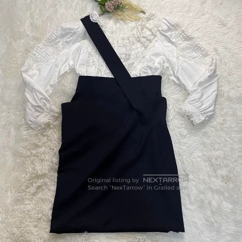 Comme des Garcons Comme des Garcons One-shoulder suspender skirt Size S / US 4 / IT 40 - 7 Thumbnail