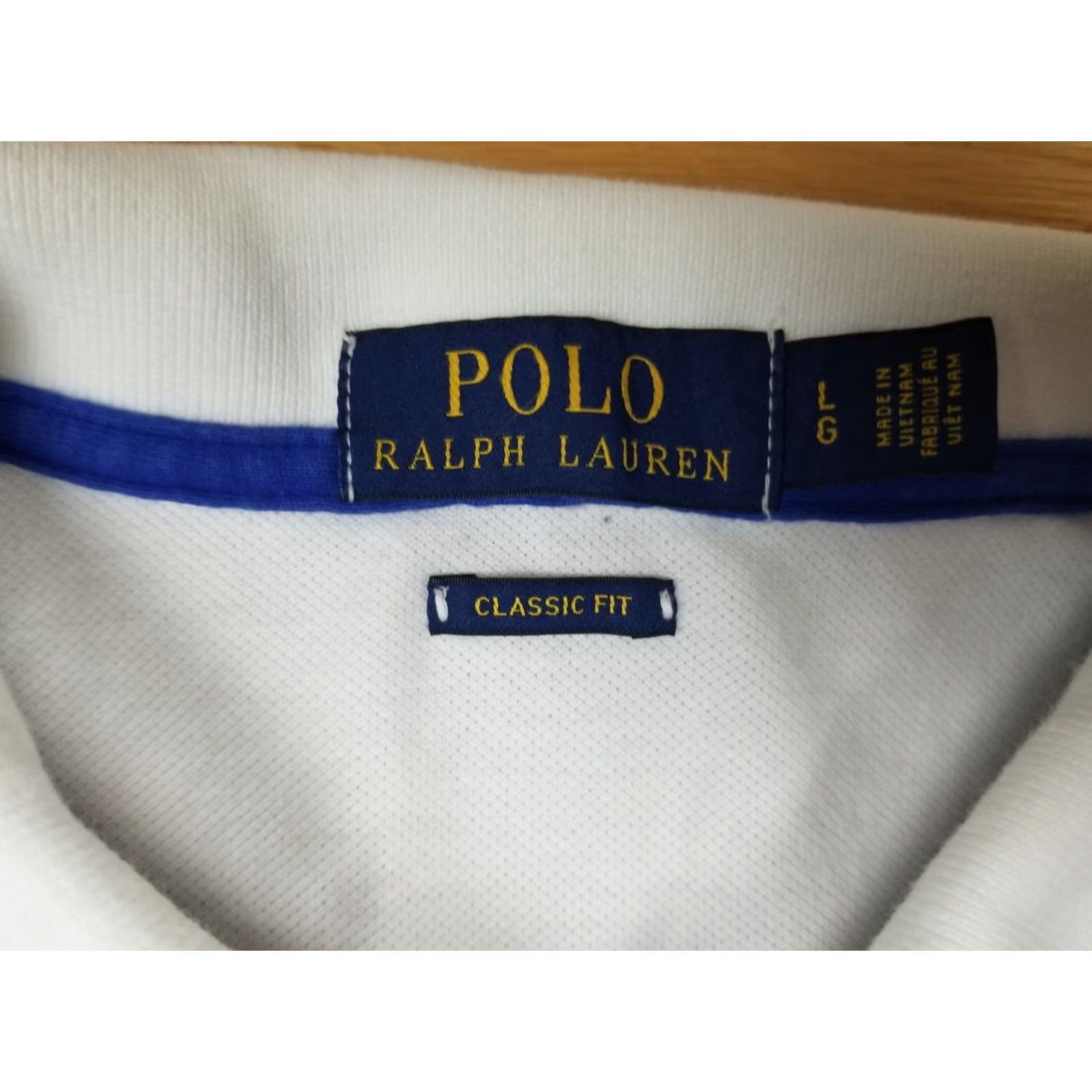 Ralph Lauren Ralph Lauren Polo 25th Anniversary Flag White Polo Shirt Large Mens Vintage Short Sleeve Cotton USA 90s Retro Band Anime Flag USA Polo Shirt Size US L / EU 52-54 / 3 - 3 Thumbnail
