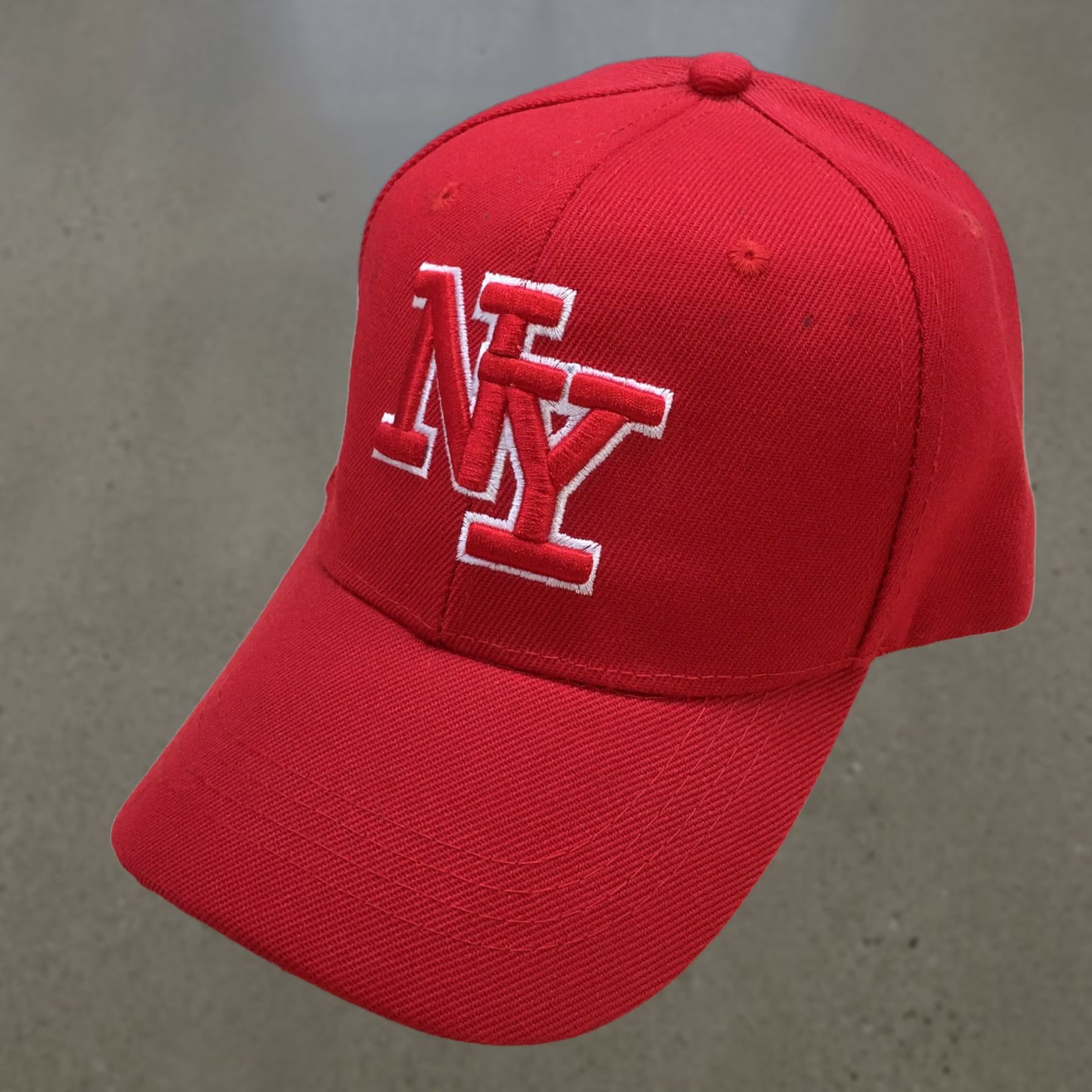 Logo 7 New York Yankees Baseball Cap Hat Men Red One Size Adjustable Embroidered Logo Size ONE SIZE - 1 Thumbnail