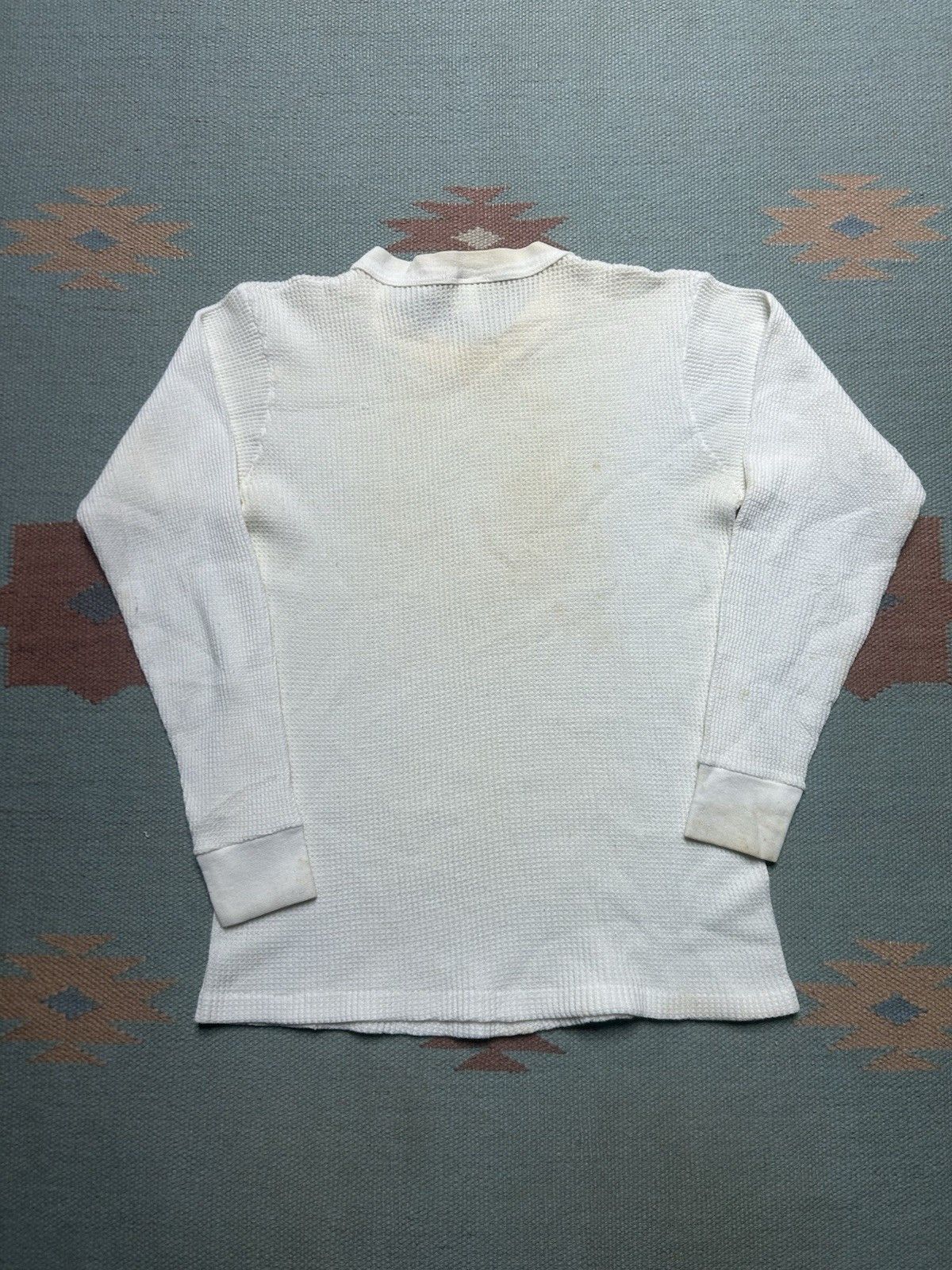 Vintage Vtg 70s 80s waffle knit thermal shirt valentines soft large Size L / US 10 / IT 46 - 8 Thumbnail