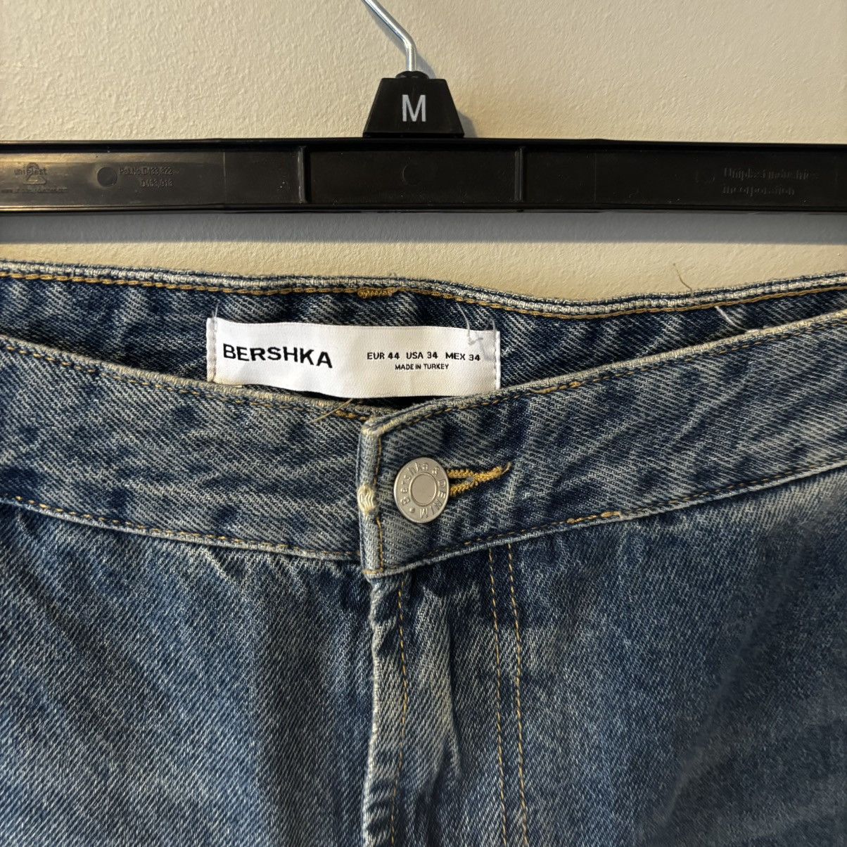 Bershka Bershka Supper Baggy Men’s Jeans Indie Skater Retro Size US 34 / EU 50 - 2 Thumbnail