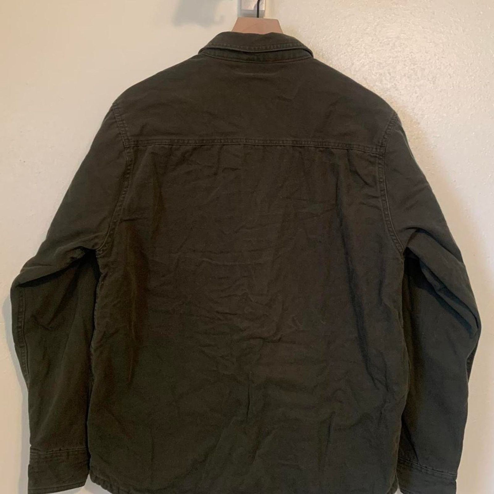 Canvas Olive green Workwear Long Sleeve Shirt Jacket Size US M / EU 48-50 / 2 - 4 Thumbnail