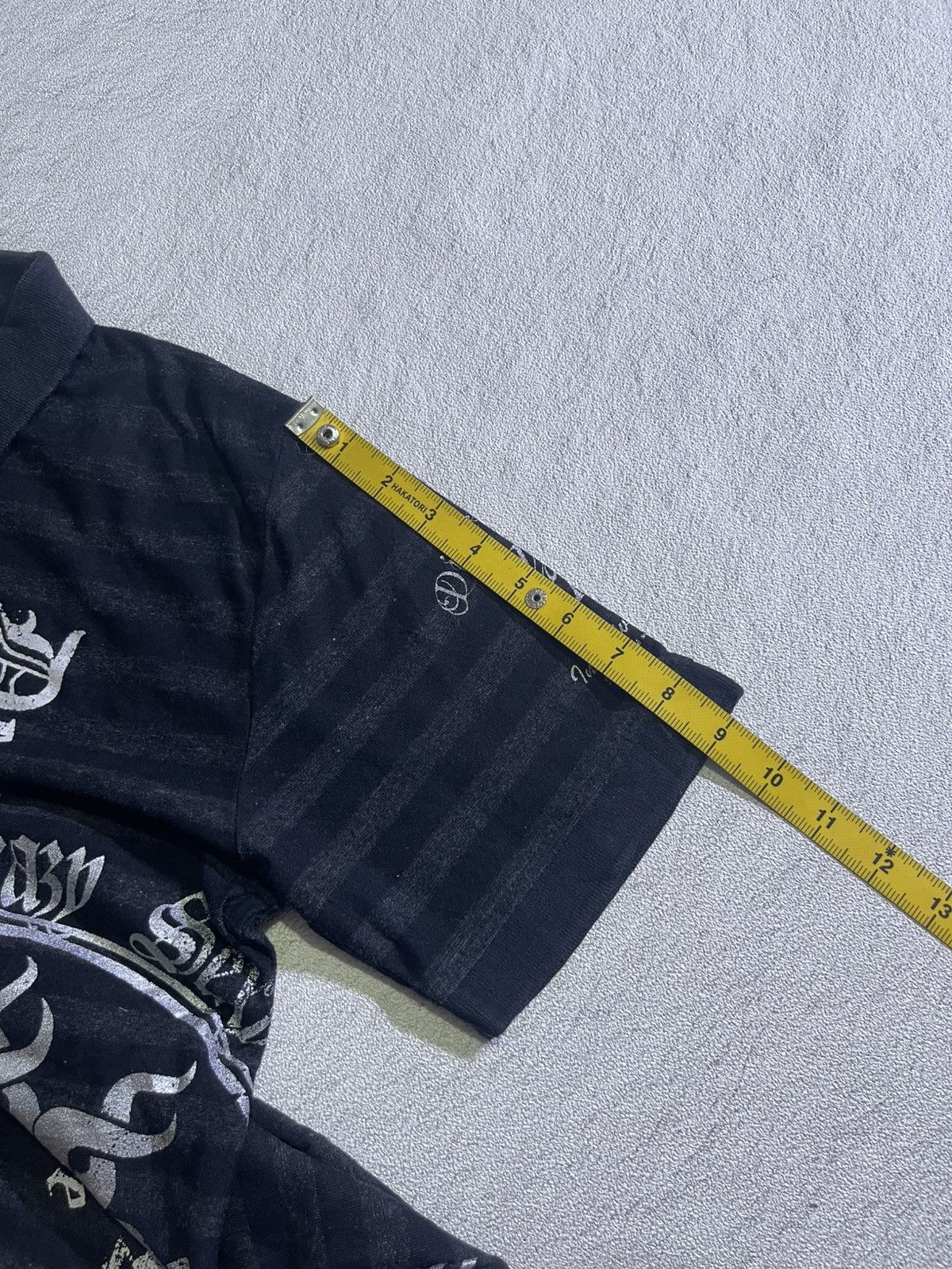 Hysteric Glamour Y2K DEVALTE short tshirt striped style Size US L / EU 52-54 / 3 - 11 Thumbnail