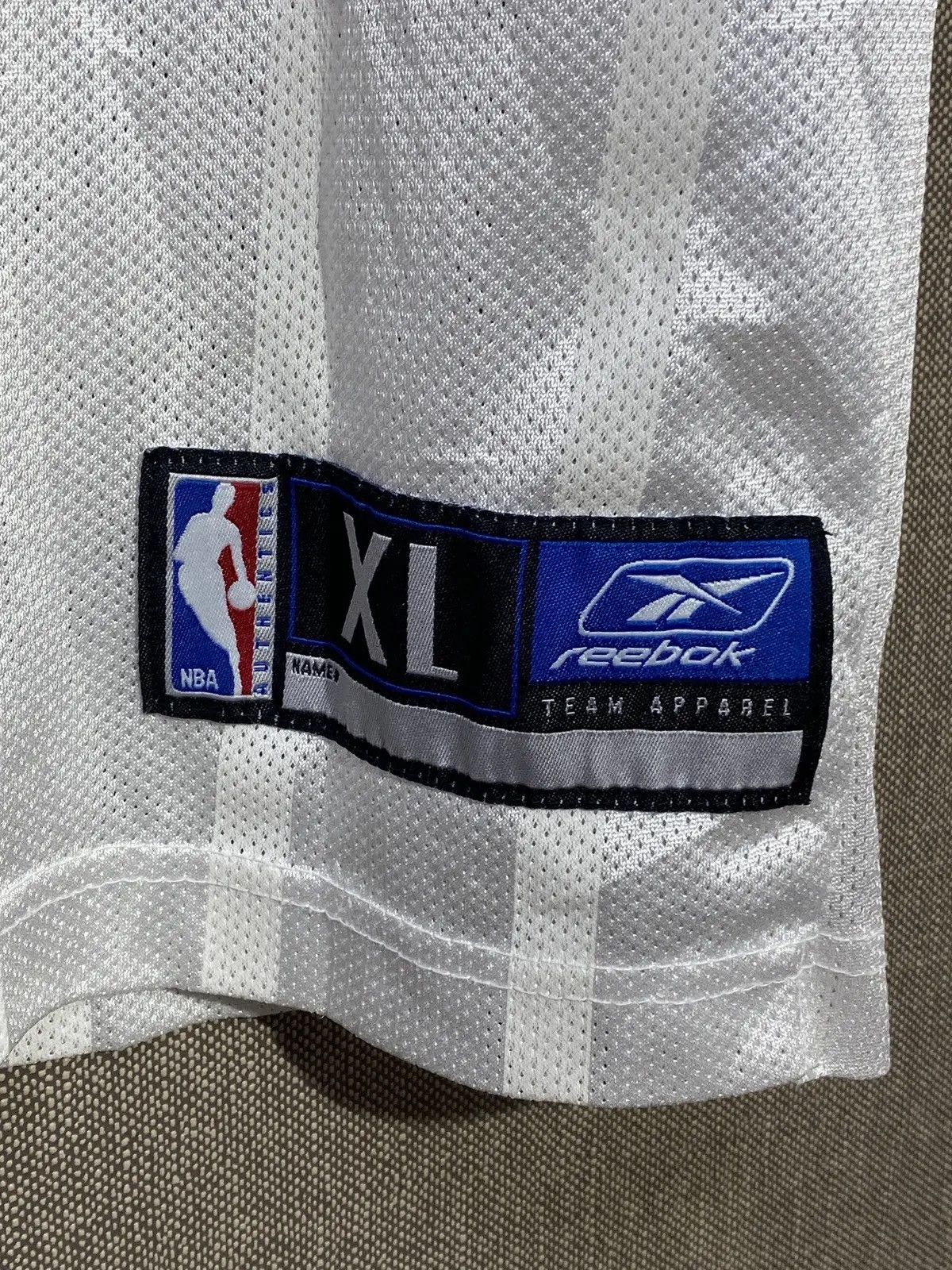 NBA 00s Vintage Reebok x NBA New Yersey Nets #5 Jason Kidd Size US XL / EU 56 / 4 - 4 Thumbnail