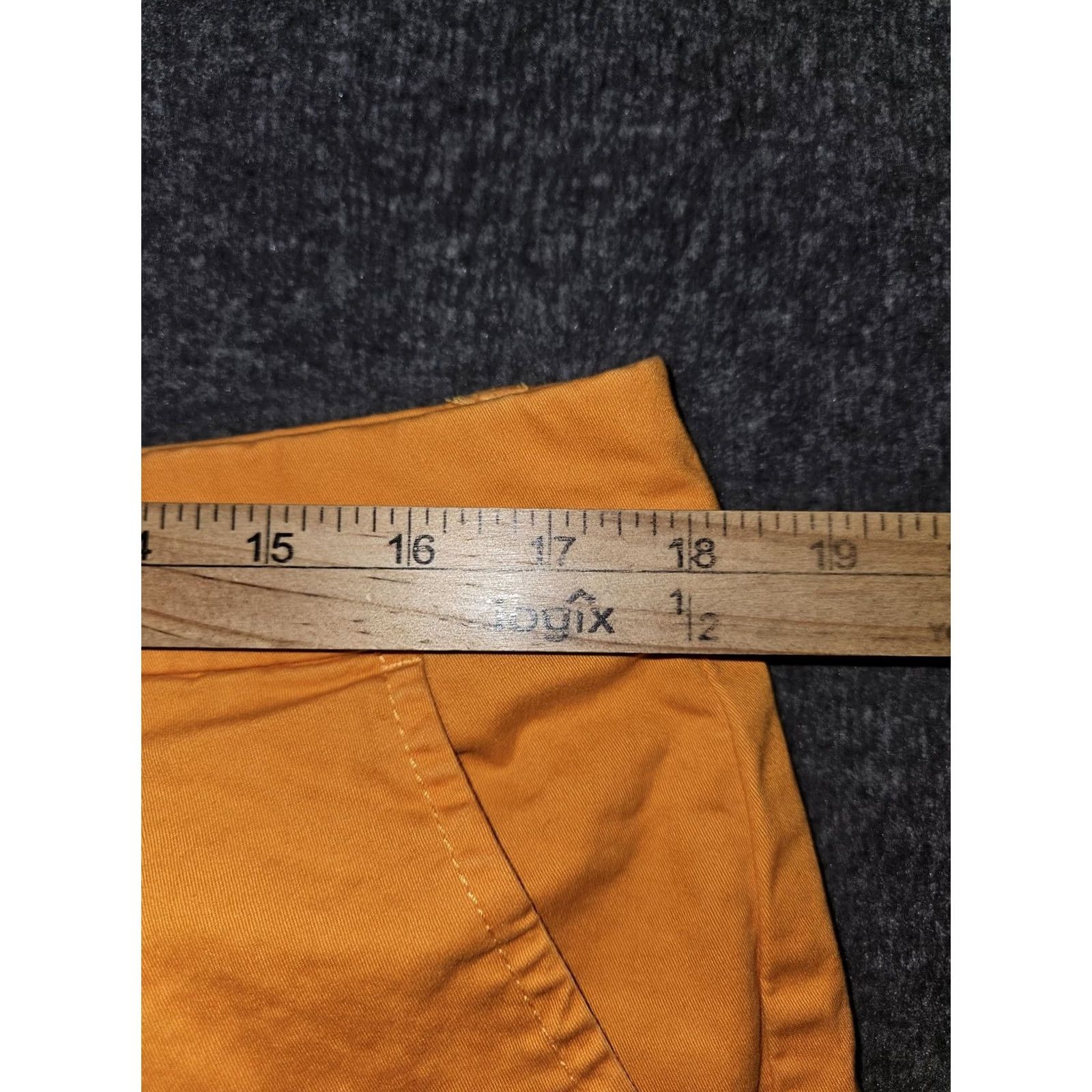 Tommy Hilfiger Tommy Hilfiger Chino Shorts Womens 14 Yellow 5 Inch Classic Stretch Twill Size 36" / US 14 / IT 50 - 4 Thumbnail