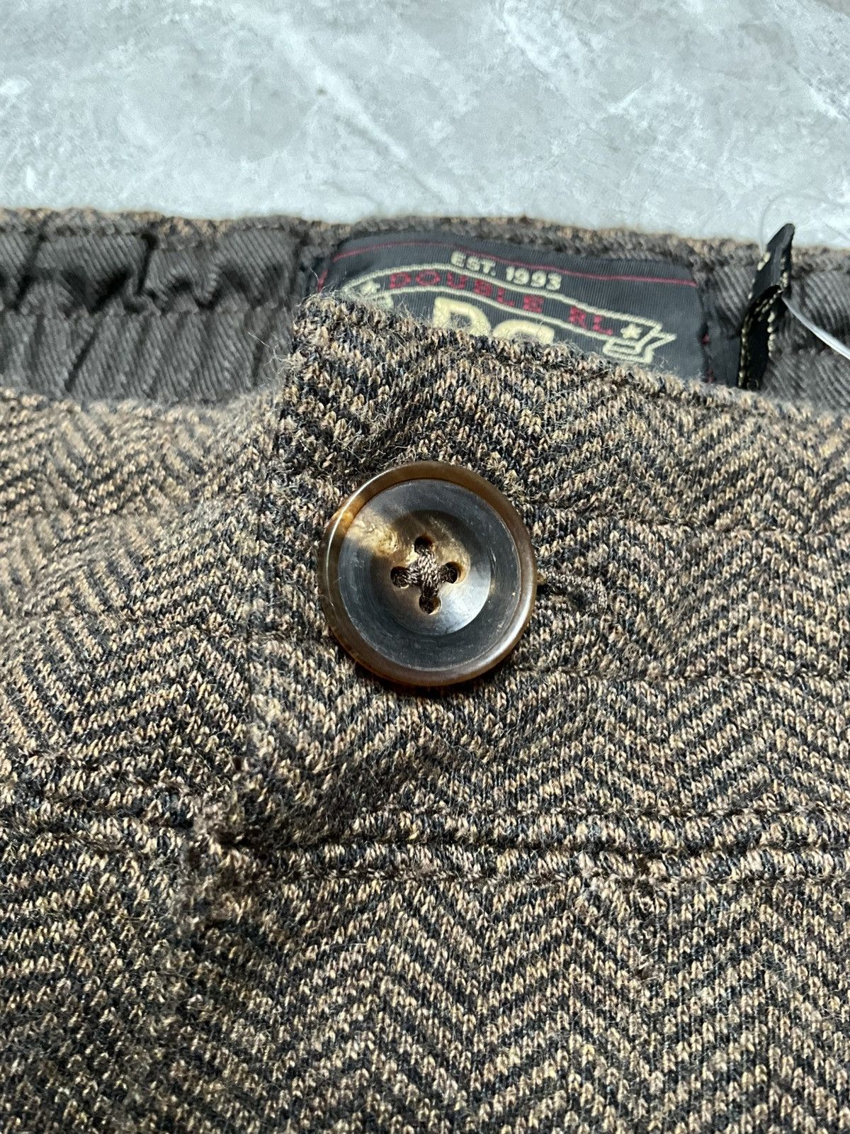 RRL Ralph Lauren RRL HERRINGBONE MILITARY POCKET SWEATPANTS Size US 32 / EU 48 - 6 Thumbnail