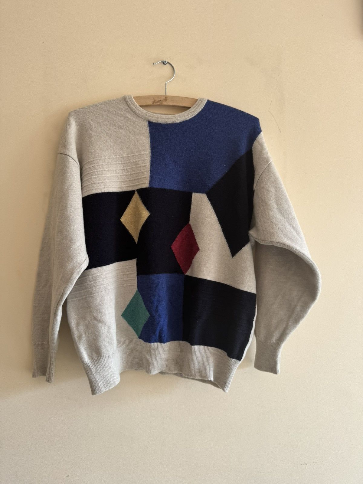 Vintage Vintage MARZ München Pure New Wool Sweater – 80s Size M / US 6-8 / IT 42-44 - 5 Thumbnail