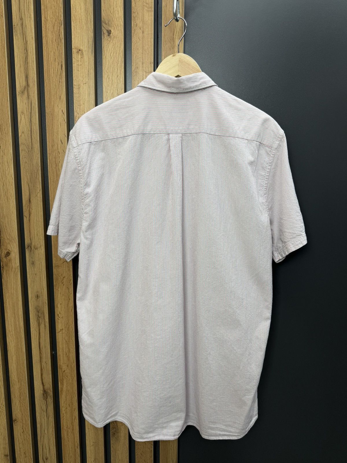 Barbour Barbour Men’s Seersucker Tailored Fit Short Sleeve Shirt Size US L / EU 52-54 / 3 - 9 Thumbnail