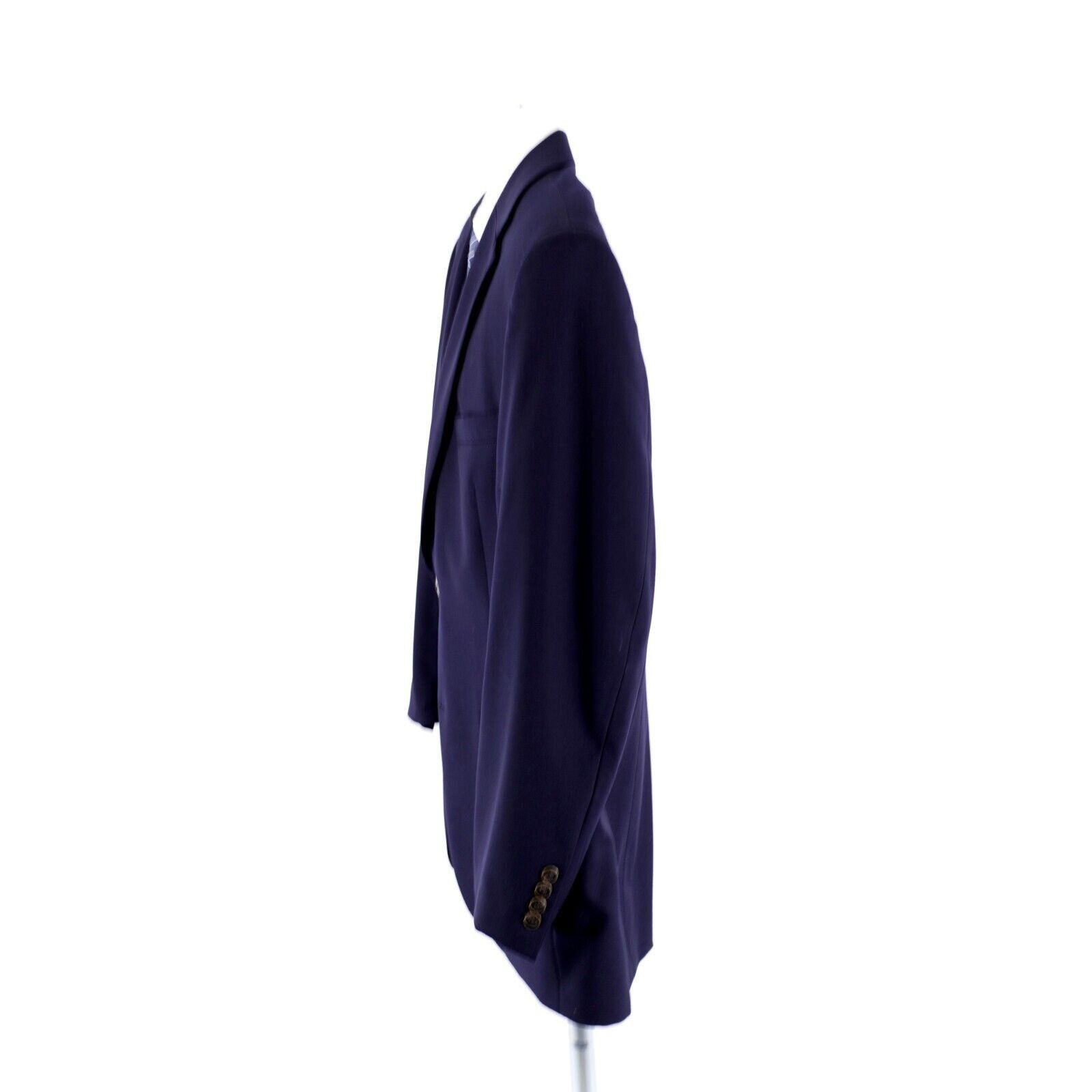 Joseph & Feiss Joseph & Feiss Gold Wool Blue 2 Button Blazer 44R Size 44R - 5 Thumbnail