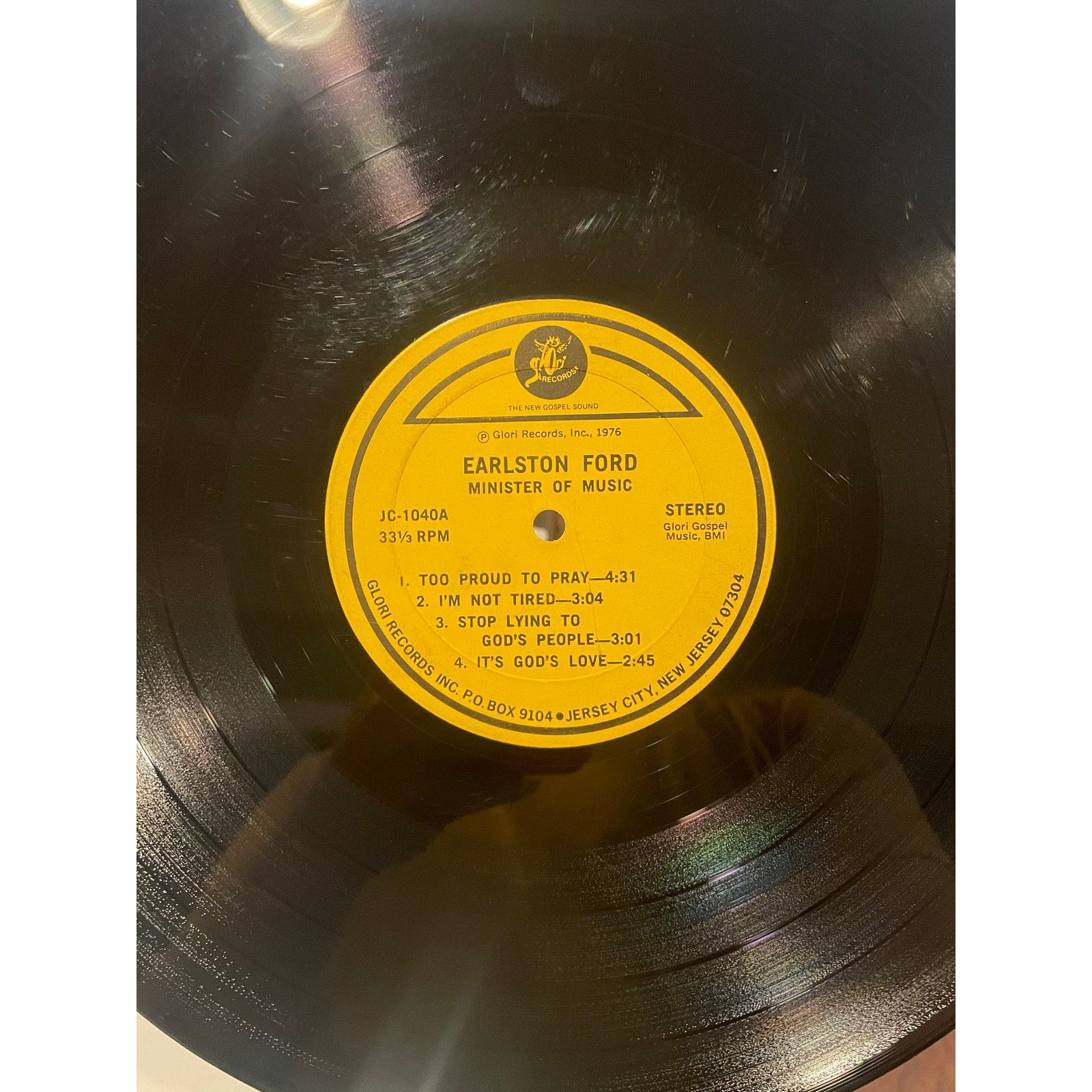 INTENTIONALLY BLANK Earlston Ford LP vintage vinyl record soul gospel rnb funk Size ONE SIZE - 4 Thumbnail