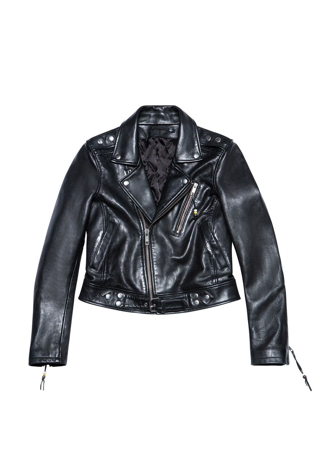 Blk Dnm BLK DNM LEATHER JACKET 1 BLACK Size S / US 4 / IT 40 - 1 Thumbnail