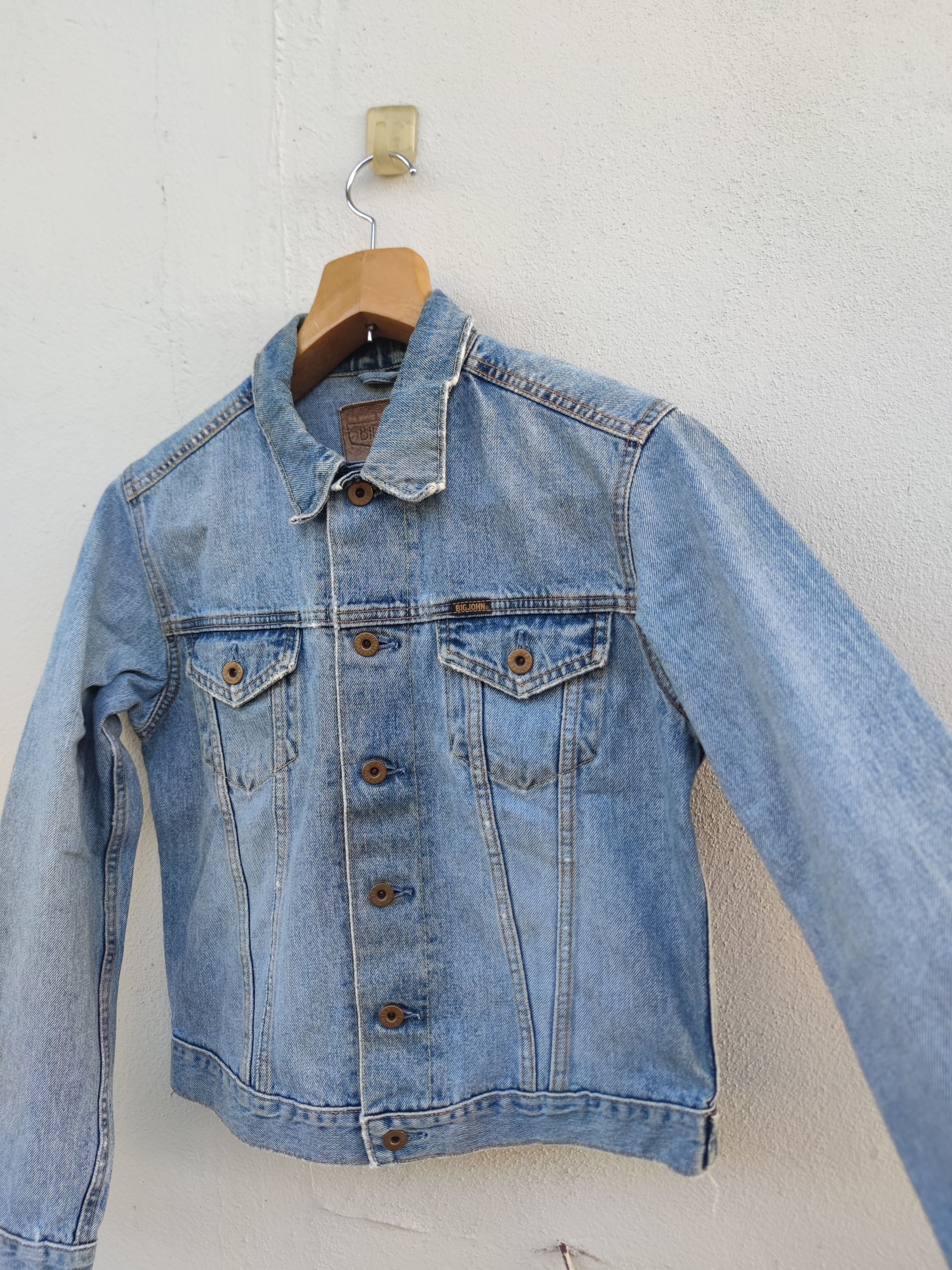 Big John Vintage BIG JOHN Selvedge Denim Jacket Size US M / EU 48-50 / 2 - 7 Thumbnail