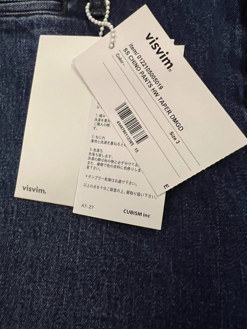 Visvim Visvim Chino Pants HW Taper DMGD-2506 Size US 30 / EU 46 - 8 Thumbnail