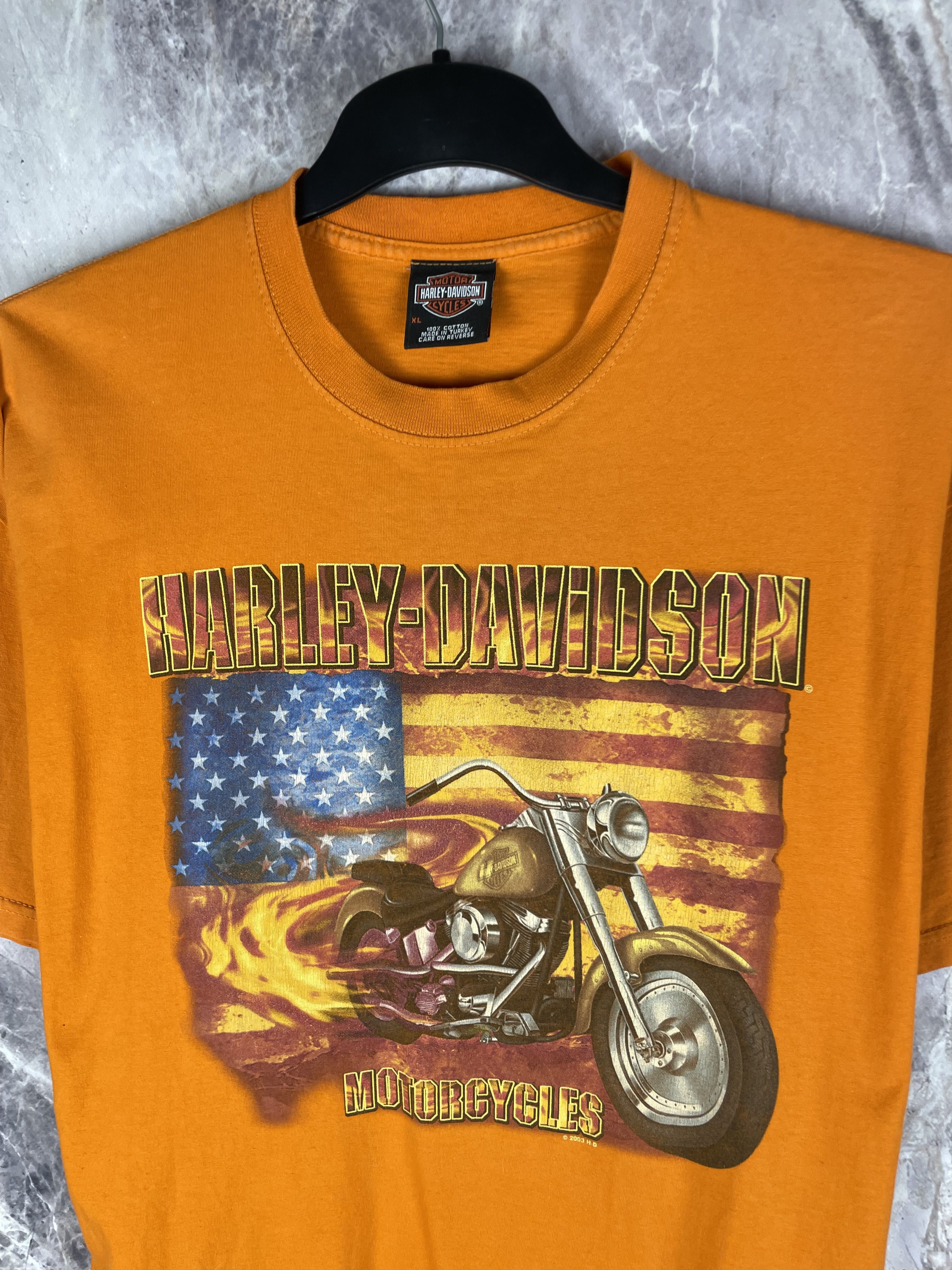 Harley Davidson Vintage Harley Davidson T-Shirt Size US XL / EU 56 / 4 - 3 Thumbnail