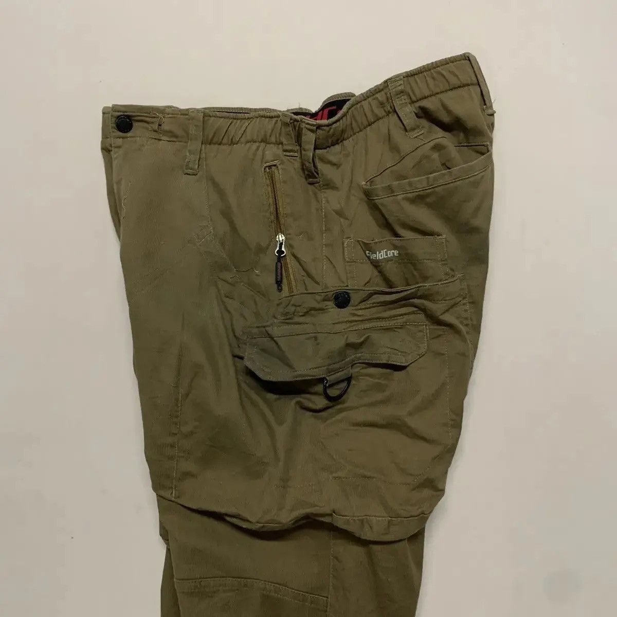 Vintage FIELDCORE Utility Multi Big Pocket Stretchable Cargo Pants Size US 33 - 14 Thumbnail