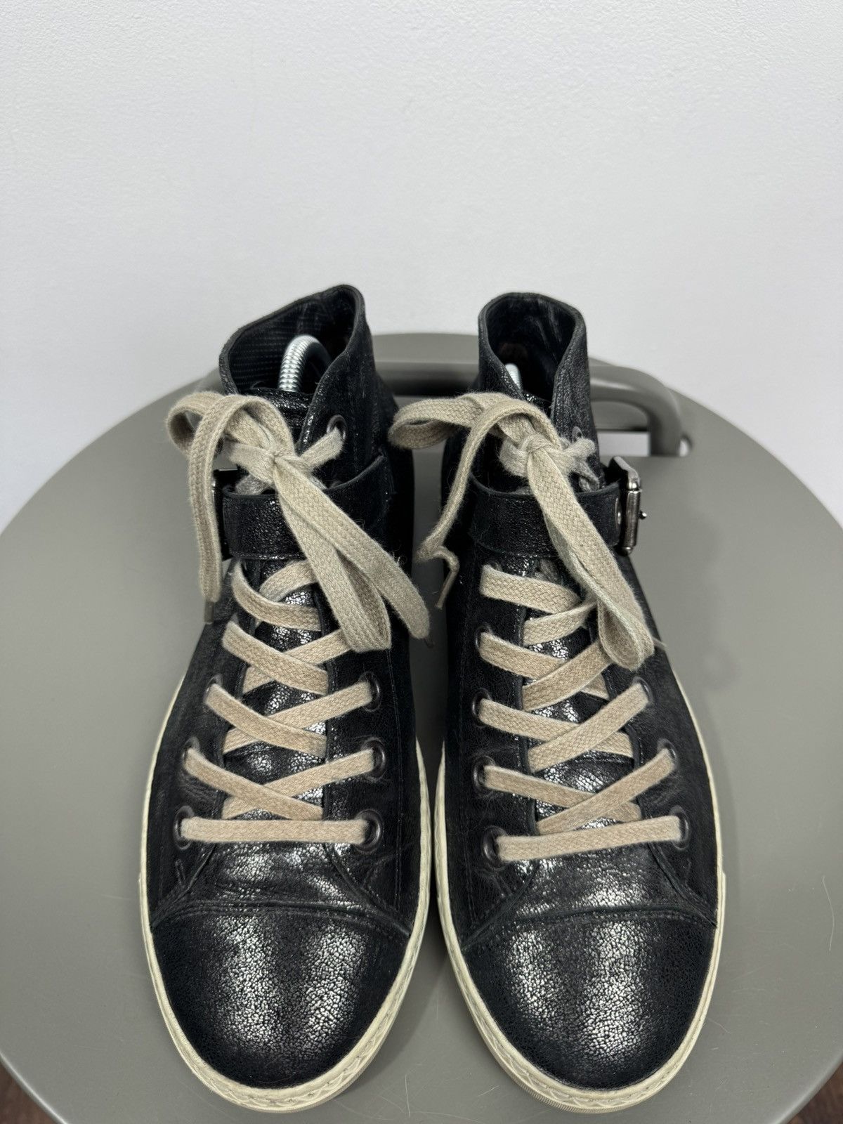 Other Paul Green Black High Top Sneakers Buckle Shoes 39 Size US 8 / IT 38 - 5 Thumbnail