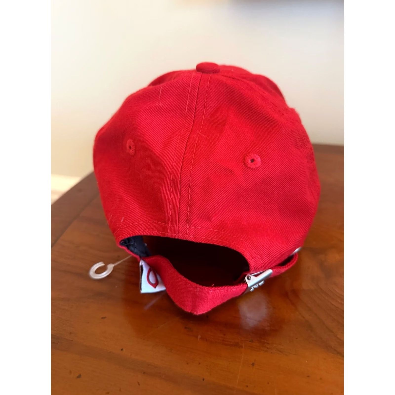 New Era VINTAGE Cincinnati Reds Sequins Baseball Hat Cap Red Women’s New Era heart 9 twenty Size ONE SIZE - 3 Thumbnail