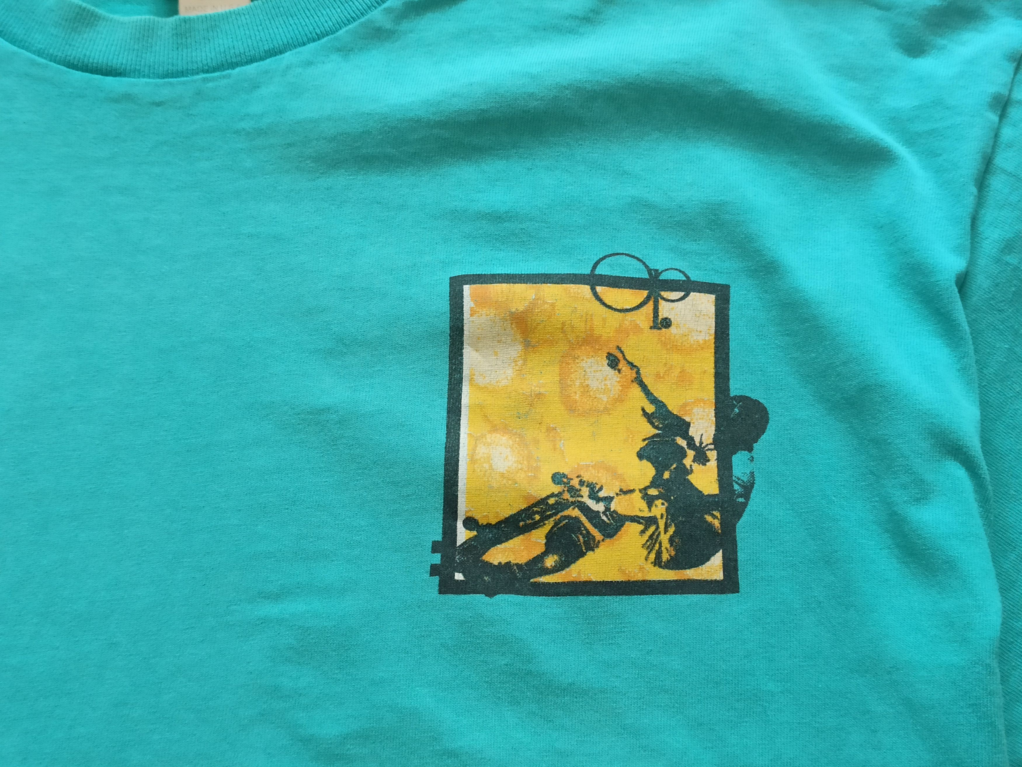 Ocean Pacific Ocean Pacific Vintage 1993 Keep Smiling Surf Skate T-Shirt Size US L / EU 52-54 / 3 - 3 Thumbnail