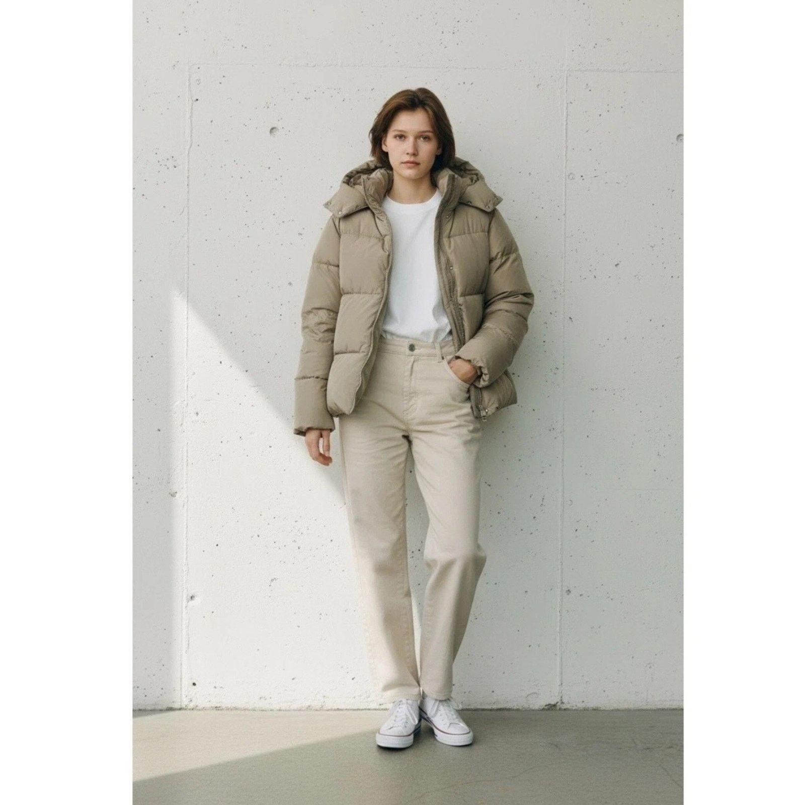 Other Jenni Kayne Hooded Down Puffer Duck Down/Feather Filled Size S / US 4 / IT 40 - 1 Thumbnail