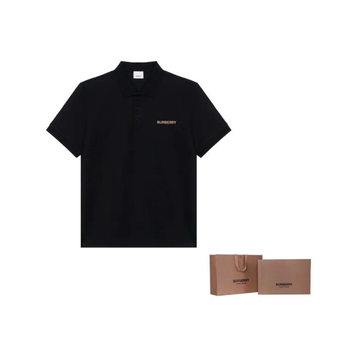 Burberry Burberry Embroidered Logo Short Sleeve Polo Size US L / EU 52-54 / 3 - 1 Thumbnail