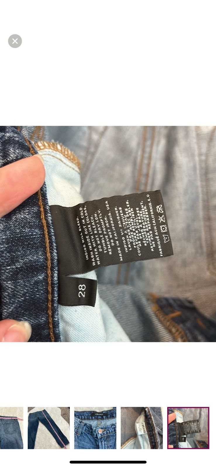J Brand J brand Jake boyfriend jeans size 28 Size 28" / US 6 / IT 42 - 6 Thumbnail