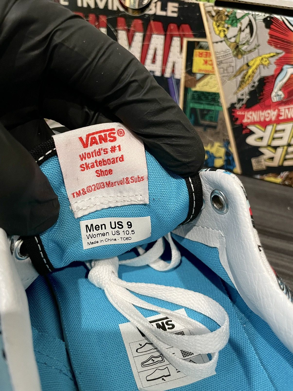 Marvel Comics 2013 MARVEL x VANS Journey’s Exclusive Spiderman Era Size US 9 / EU 42 - 11 Thumbnail