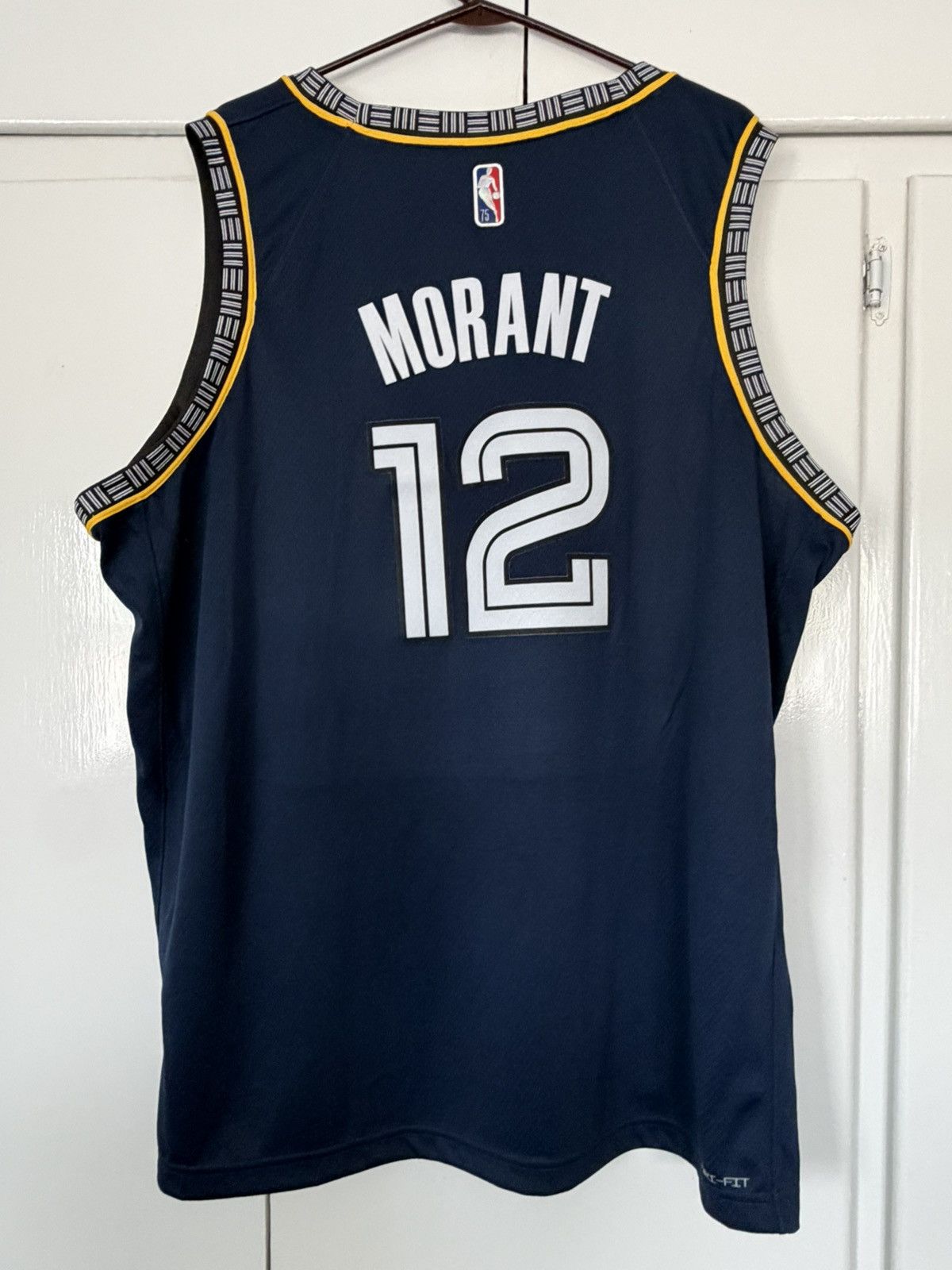 Nike JA MORANT MEMPHIS GRIZZLIES NIKE CITY ED NBA 75TH JERSEY 3XL Size US XXL / EU 58 / 5 - 2 Thumbnail