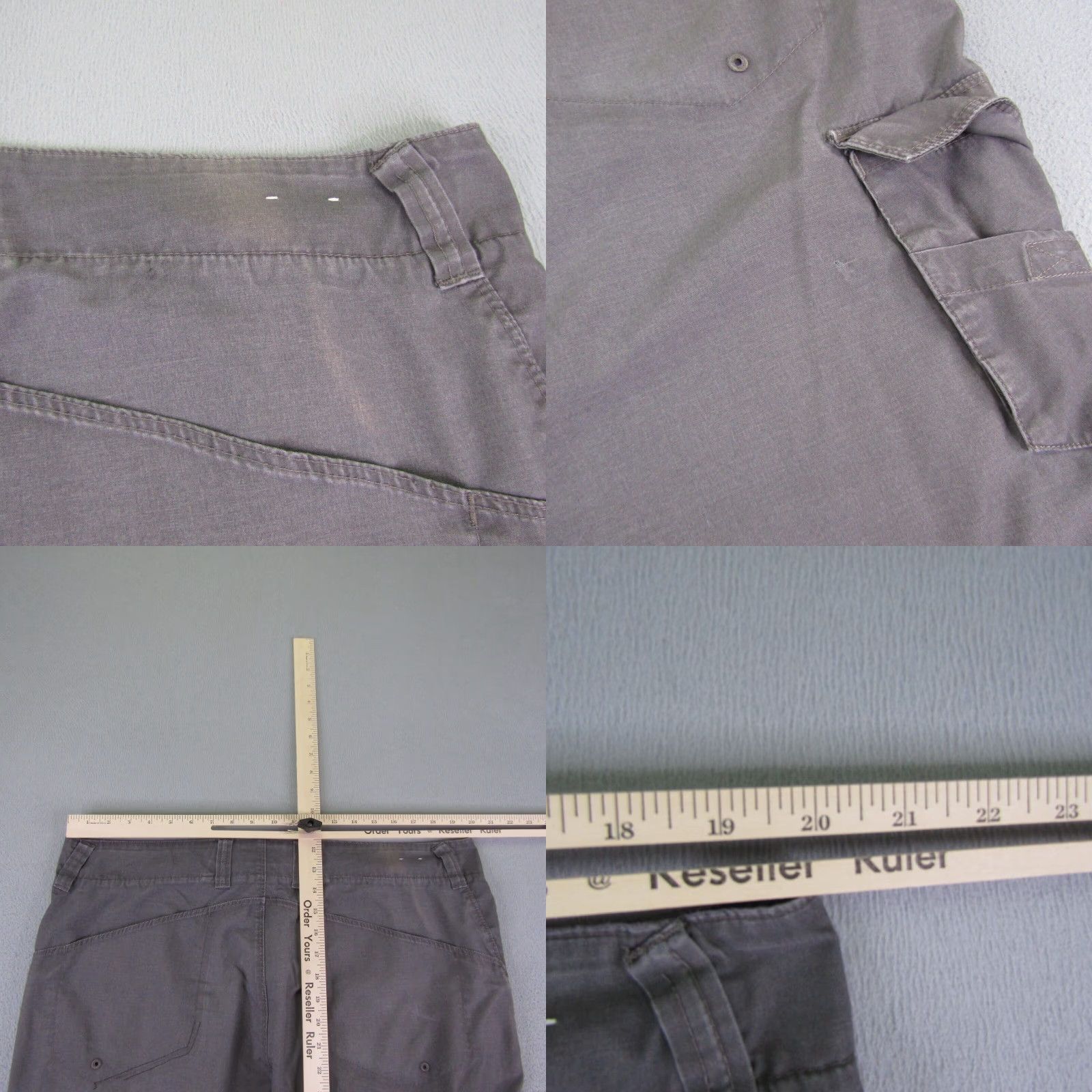 Anchor Blue VINTAGE Anchor Blue Shorts Mens 38 Gray Cargo Baggy Skater Grunge Pockets Y2K Size US 40 / EU 56 - 8 Thumbnail