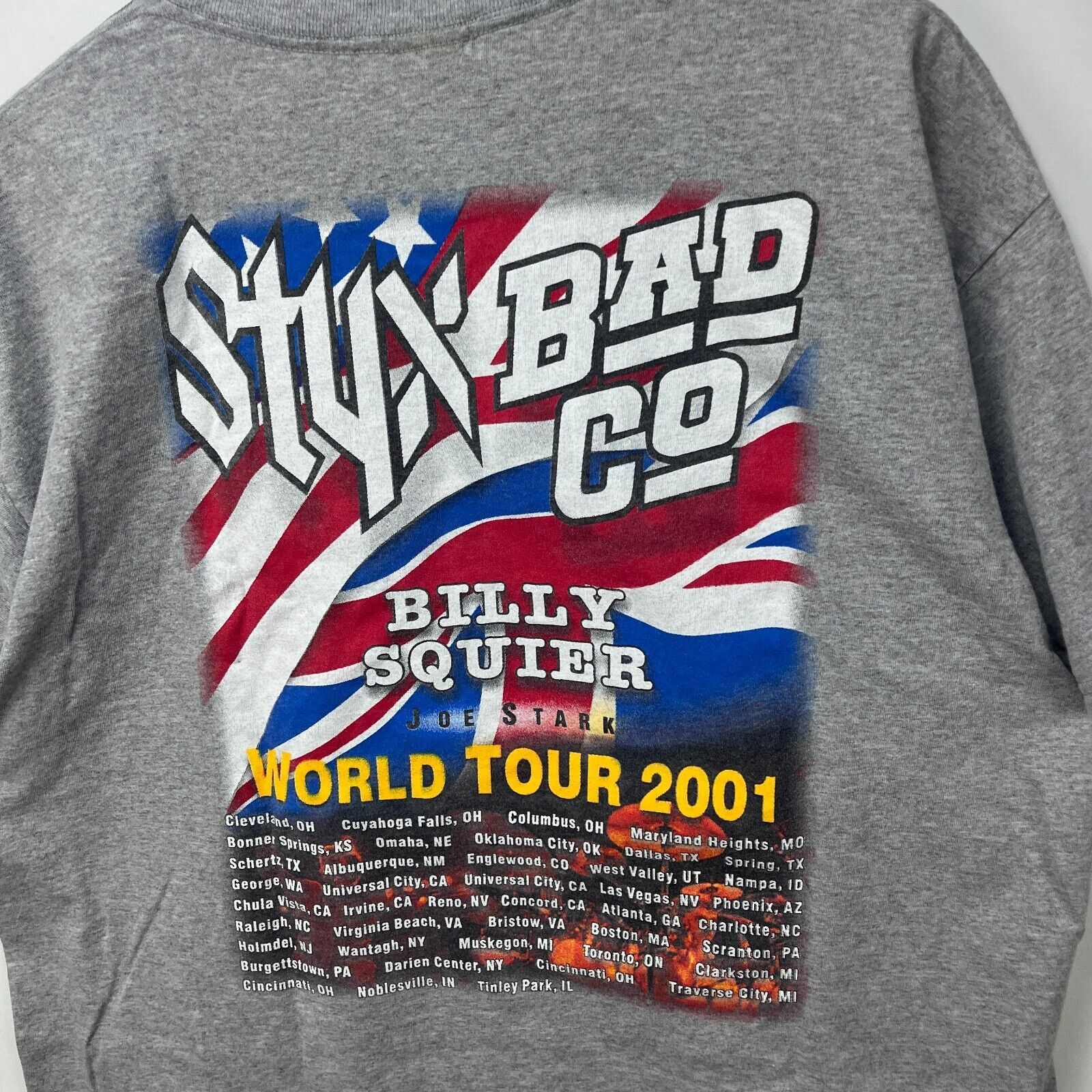 Tommy Bahama × Vintage Vintage 2001 Styx BadCompany Billy Squier Concert Graphic XL Size US XL / EU 56 / 4 - 7 Thumbnail