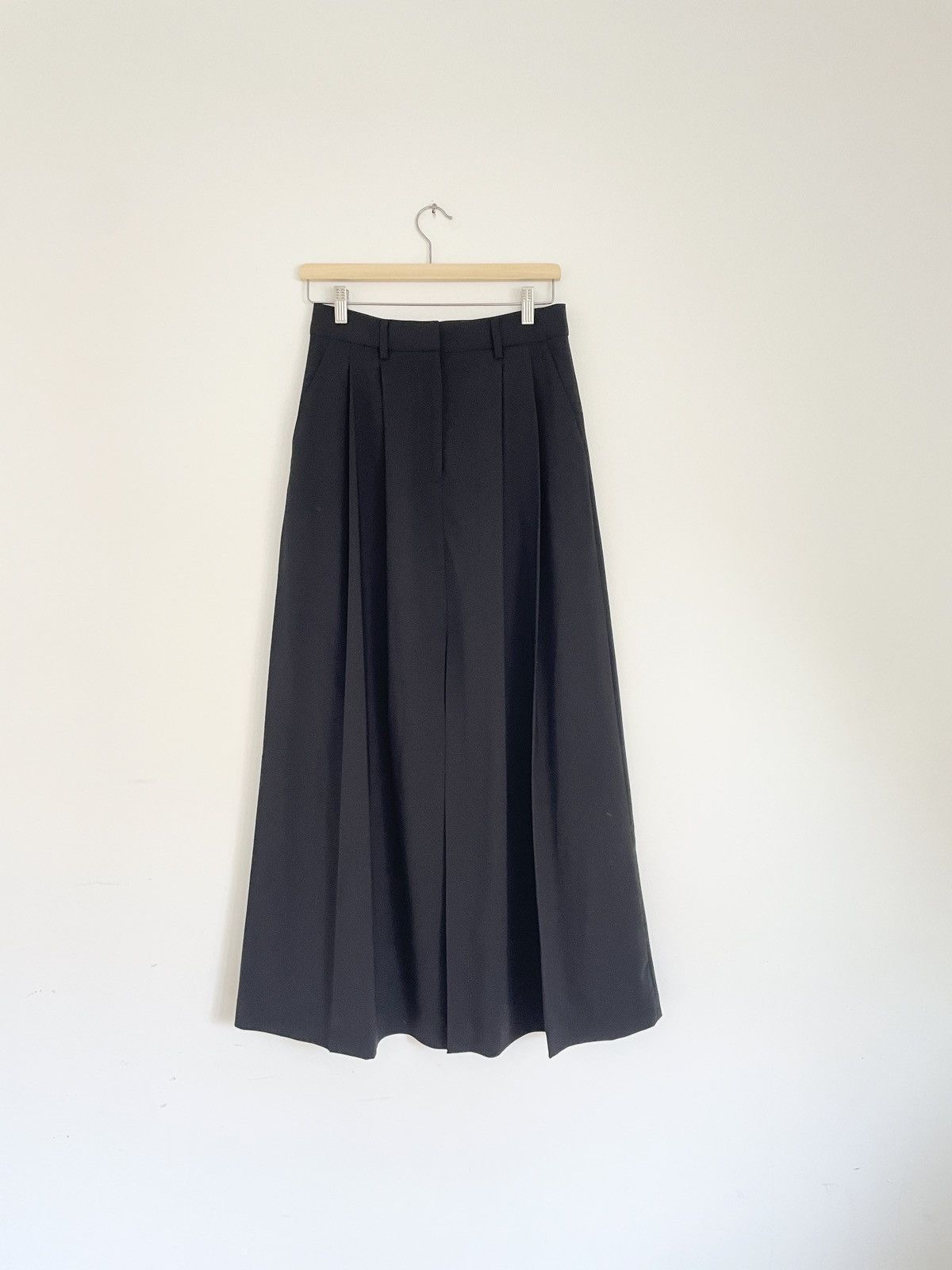 Other Erika Cavallini Pleated Wool Maxi Skirt 36 S RRP €652 Size 27" / US 4 / IT 40 - 5 Thumbnail