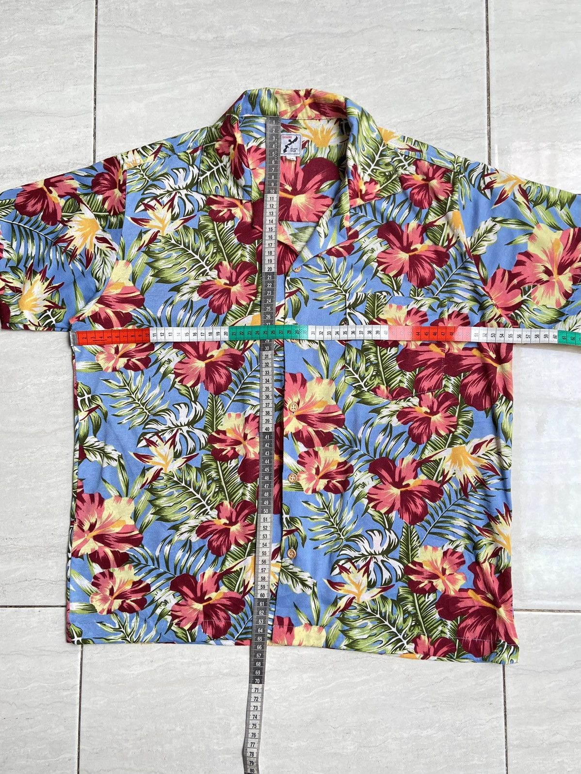 Designer × Japanese Brand OKINAWA Flower Motive Hawaii Shirt Size US M / EU 48-50 / 2 - 7 Thumbnail