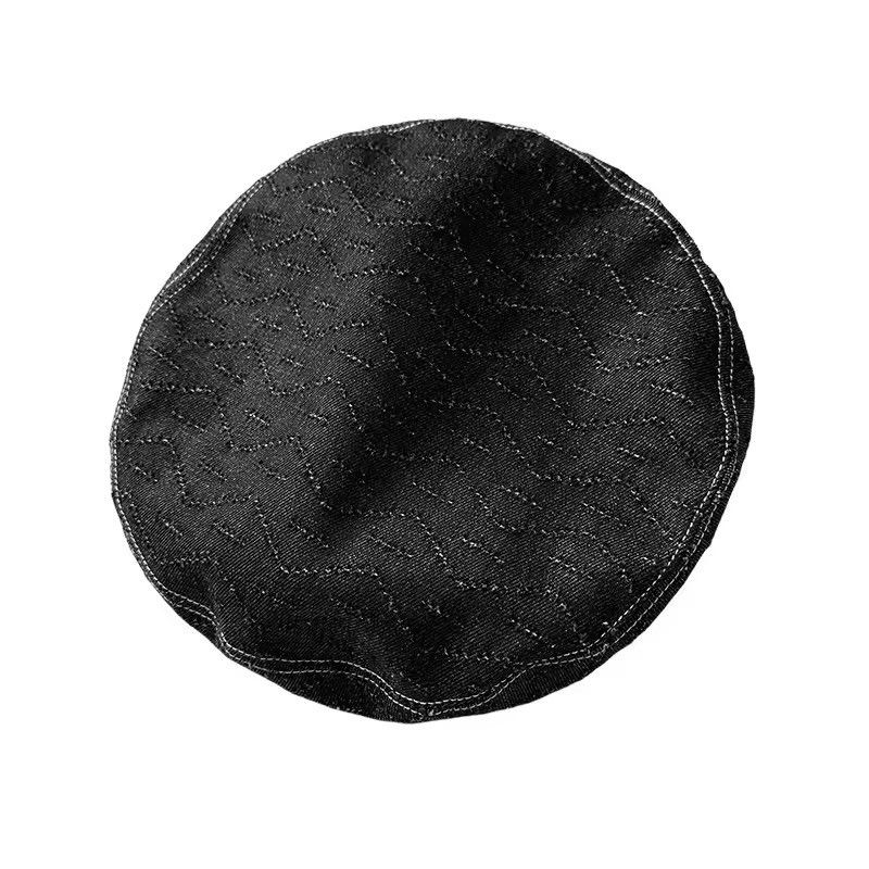 Vintage Distressed Retro Vintage Y2k Style Washed Beret Unisex Hat Size ONE SIZE - 7 Thumbnail