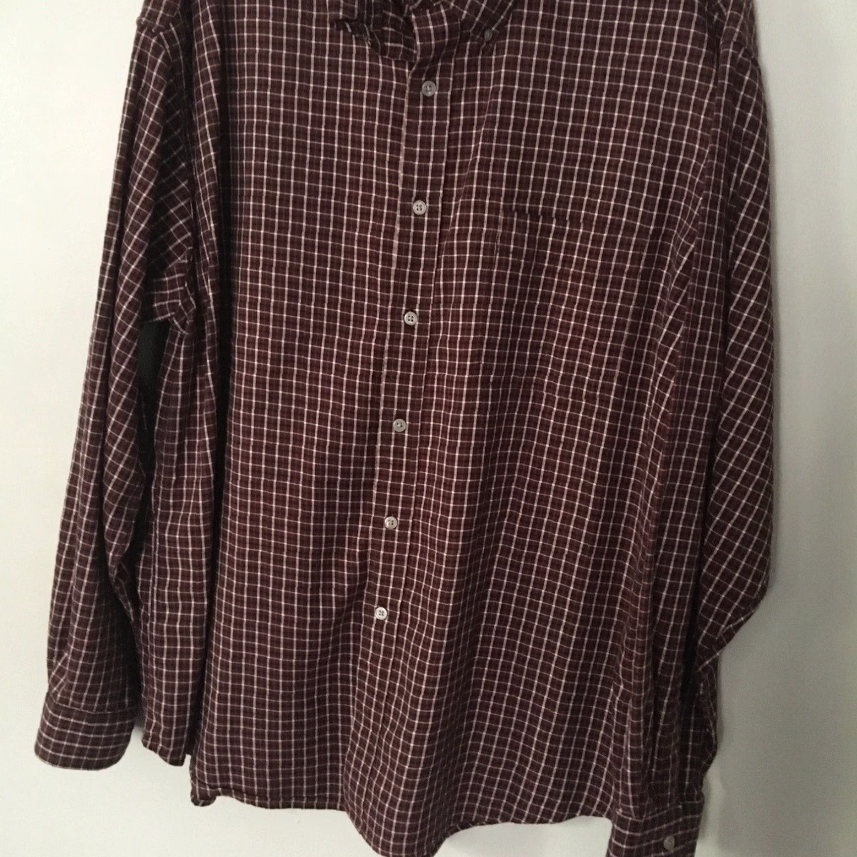 Dockers DOCKERS Shirt Mens Long Sleeve Plaid Red White Black Button-Down Sz XXL Button-Up Casual 2XL Fall Winter Classic Size US XXL / EU 58 / 5 - 2 Thumbnail